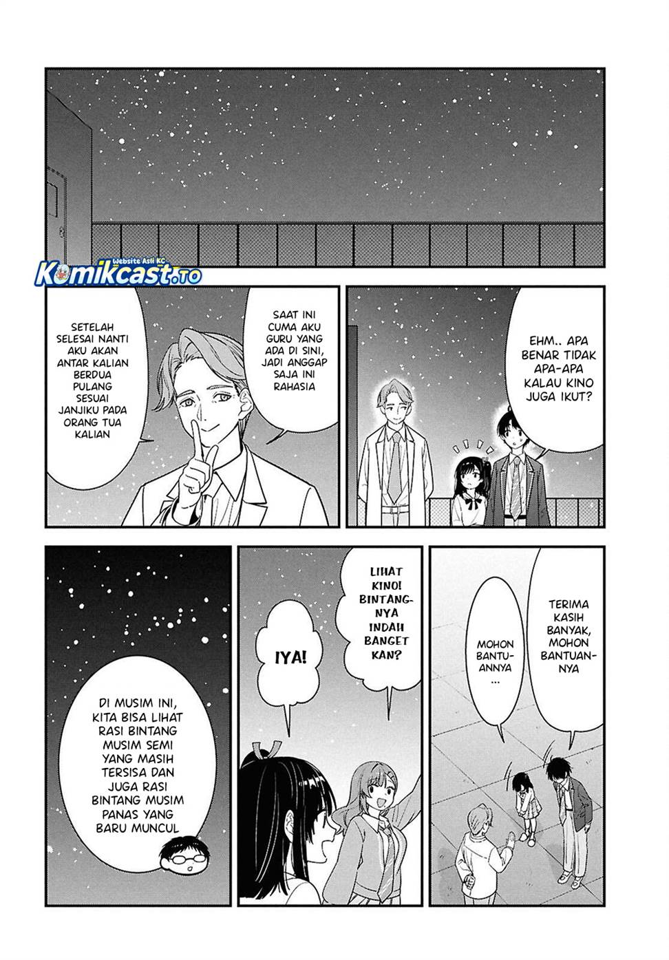 Tonari no Seki no Yankee Shimizu-san ga Kami o Kuroku Sometekita Chap 15 - Next Chap 16