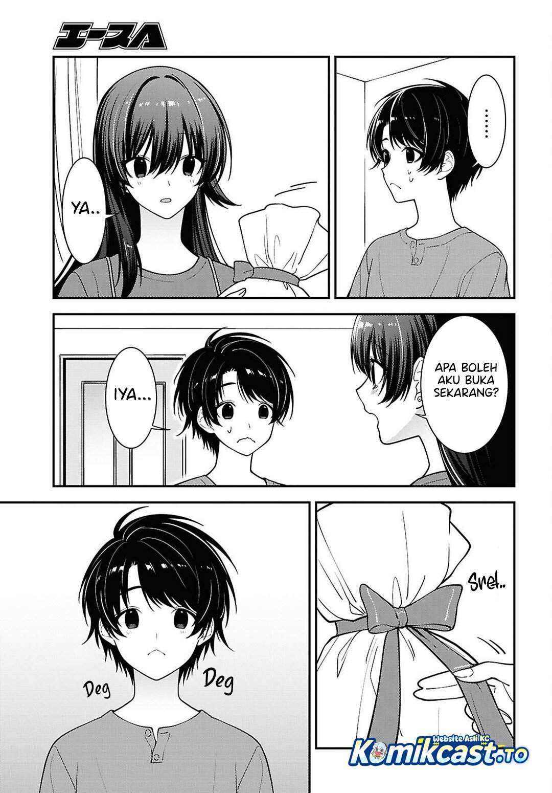 Tonari no Seki no Yankee Shimizu-san ga Kami o Kuroku Sometekita Chap 18 - Next Chap 19