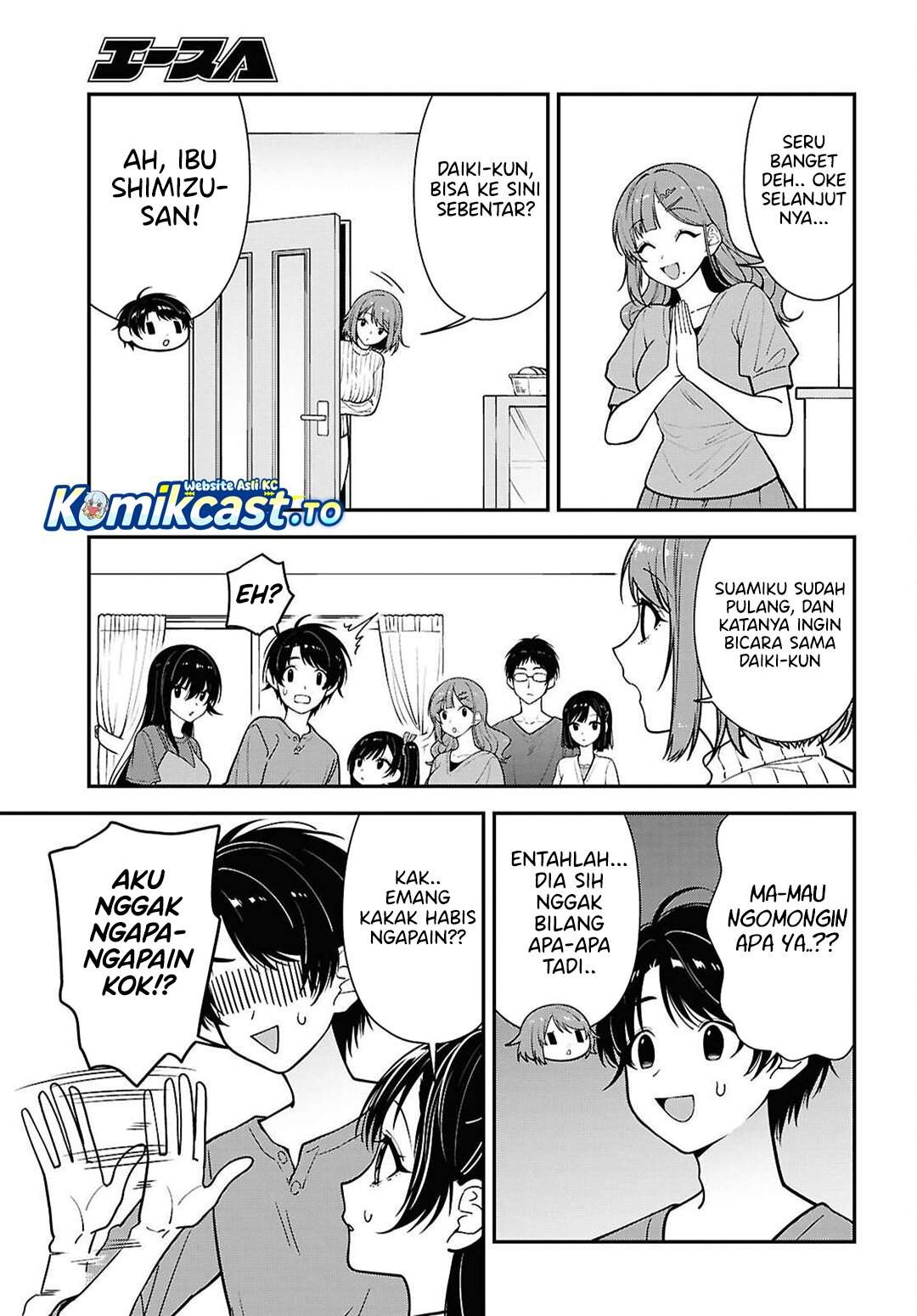 Tonari no Seki no Yankee Shimizu-san ga Kami o Kuroku Sometekita Chap 18 - Next Chap 19