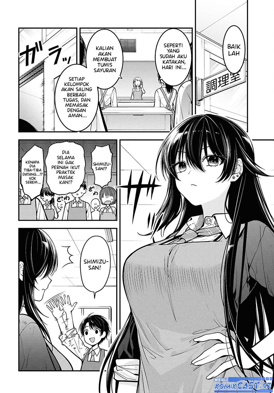 Tonari no Seki no Yankee Shimizu-san ga Kami o Kuroku Sometekita Chap 2 - Next Chap 3