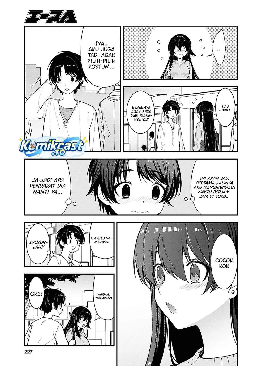 Tonari no Seki no Yankee Shimizu-san ga Kami o Kuroku Sometekita Chap 20 - Next Chap 21