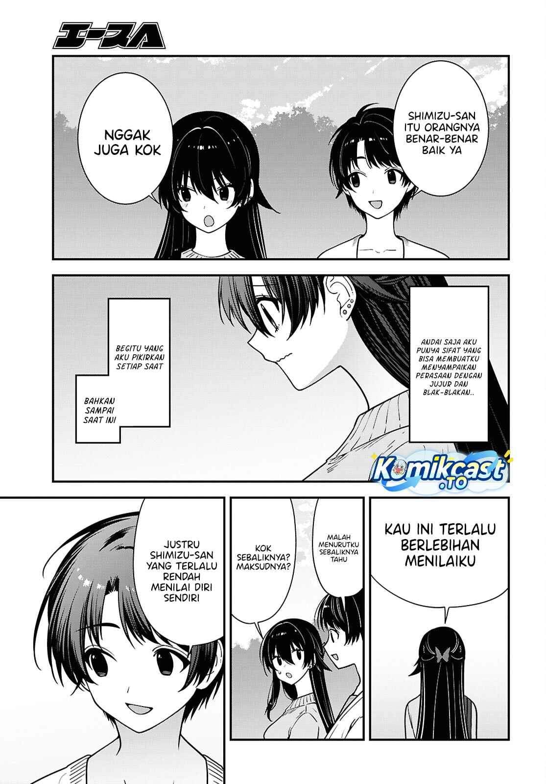 Tonari no Seki no Yankee Shimizu-san ga Kami o Kuroku Sometekita Chap 21 - Next Chap 22