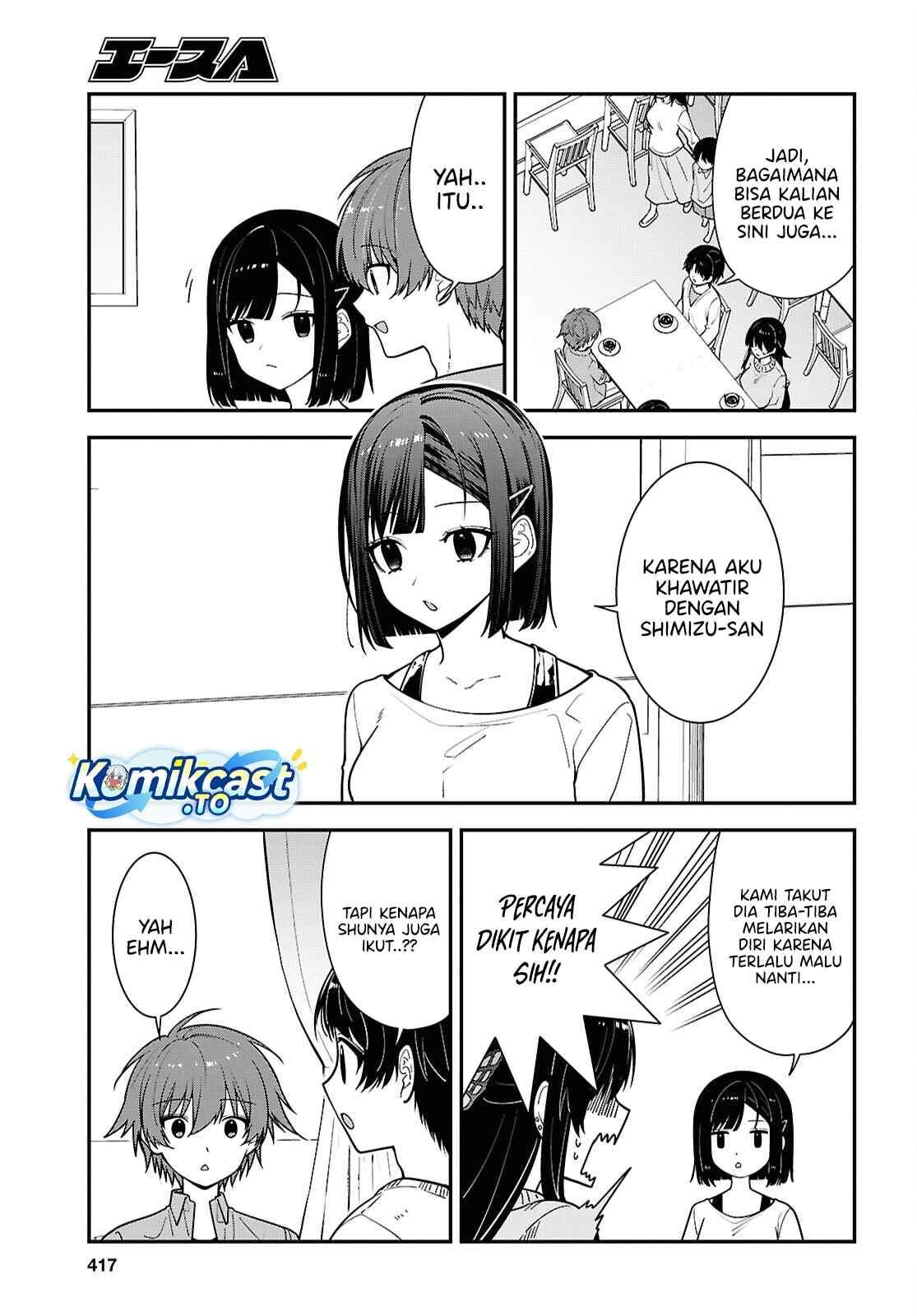 Tonari no Seki no Yankee Shimizu-san ga Kami o Kuroku Sometekita Chap 21 - Next Chap 22
