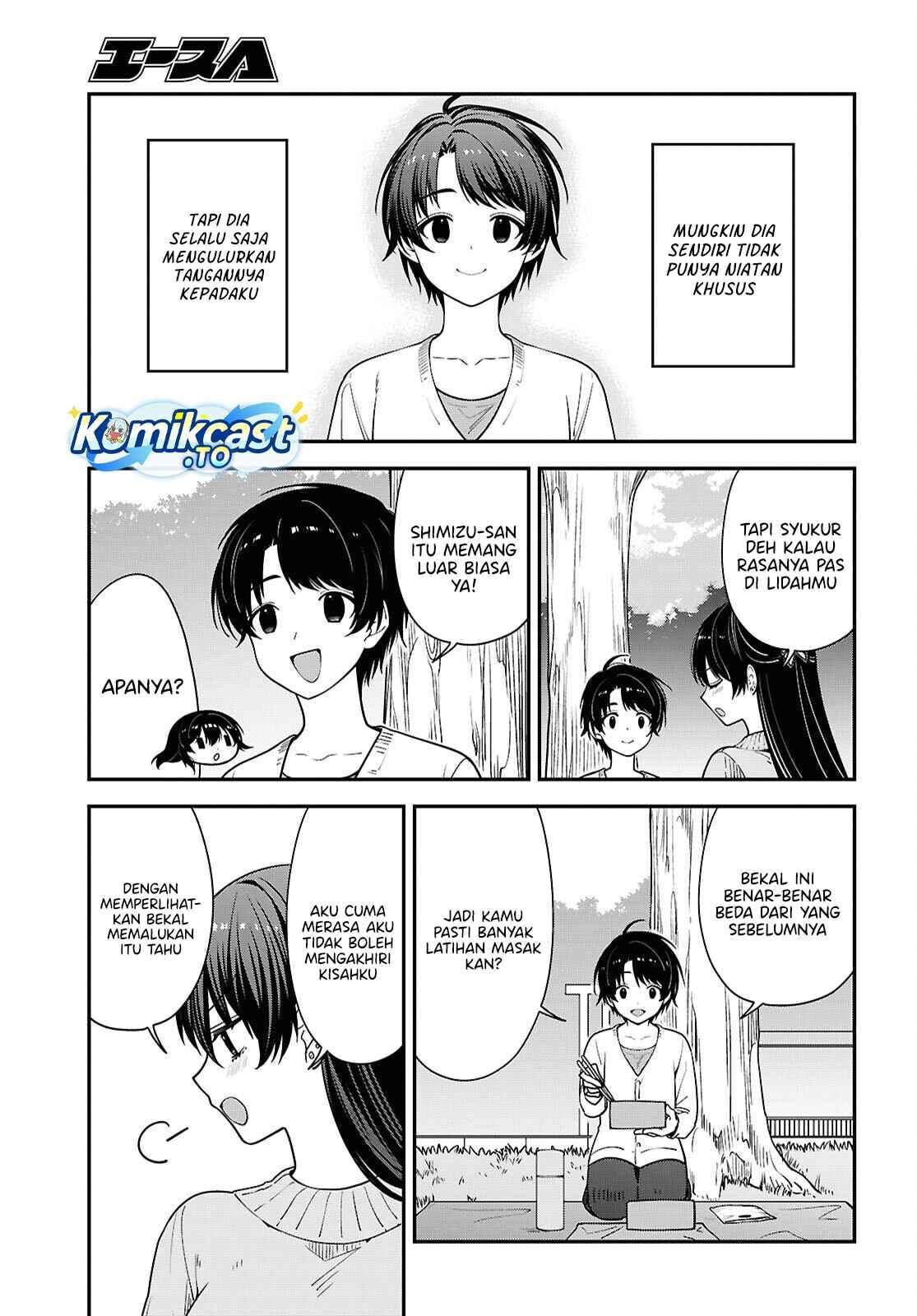 Tonari no Seki no Yankee Shimizu-san ga Kami o Kuroku Sometekita Chap 21 - Next Chap 22