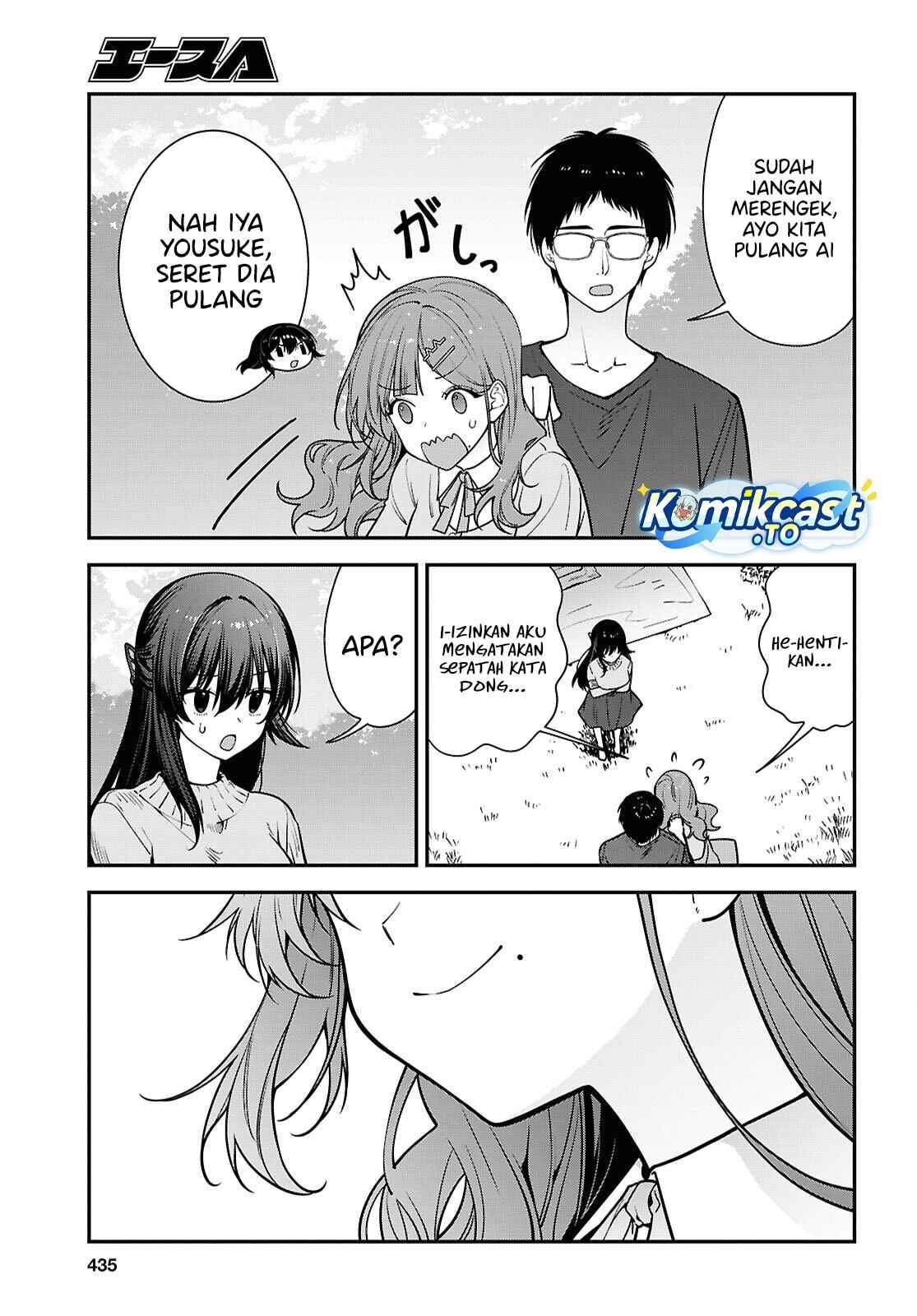 Tonari no Seki no Yankee Shimizu-san ga Kami o Kuroku Sometekita Chap 21 - Next Chap 22