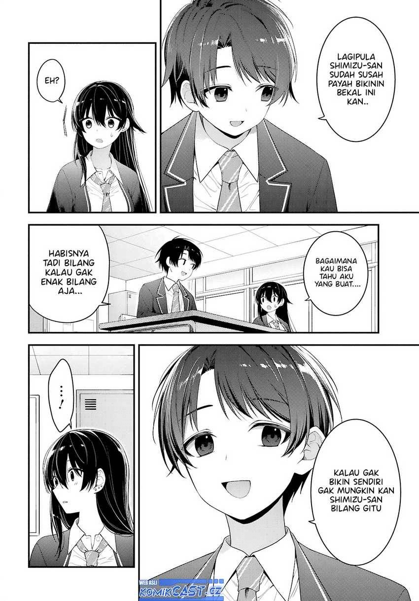 Tonari no Seki no Yankee Shimizu-san ga Kami o Kuroku Sometekita Chap 3 - Next Chap 4