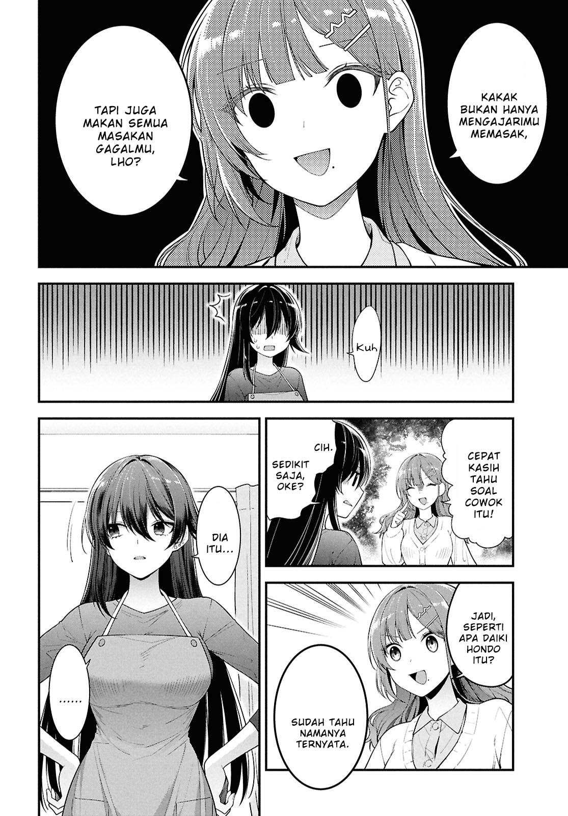 Tonari no Seki no Yankee Shimizu-san ga Kami o Kuroku Sometekita Chap 4 - Next Chap 5