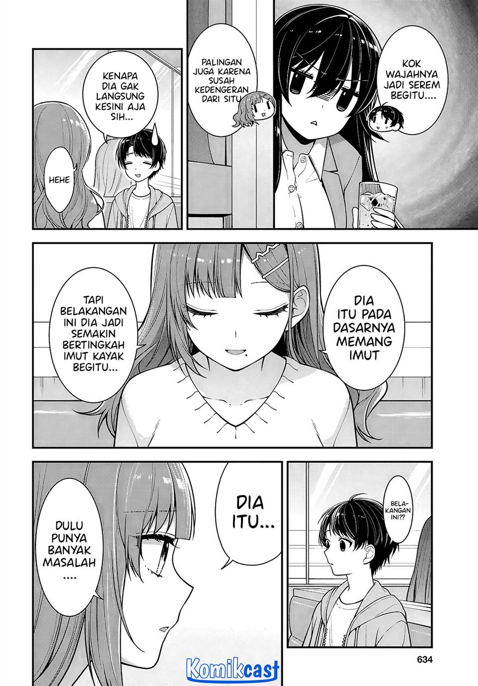 Tonari no Seki no Yankee Shimizu-san ga Kami o Kuroku Sometekita Chap 5 - Next Chap 6