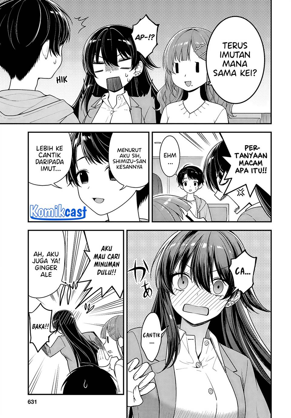 Tonari no Seki no Yankee Shimizu-san ga Kami o Kuroku Sometekita Chap 5 - Next Chap 6