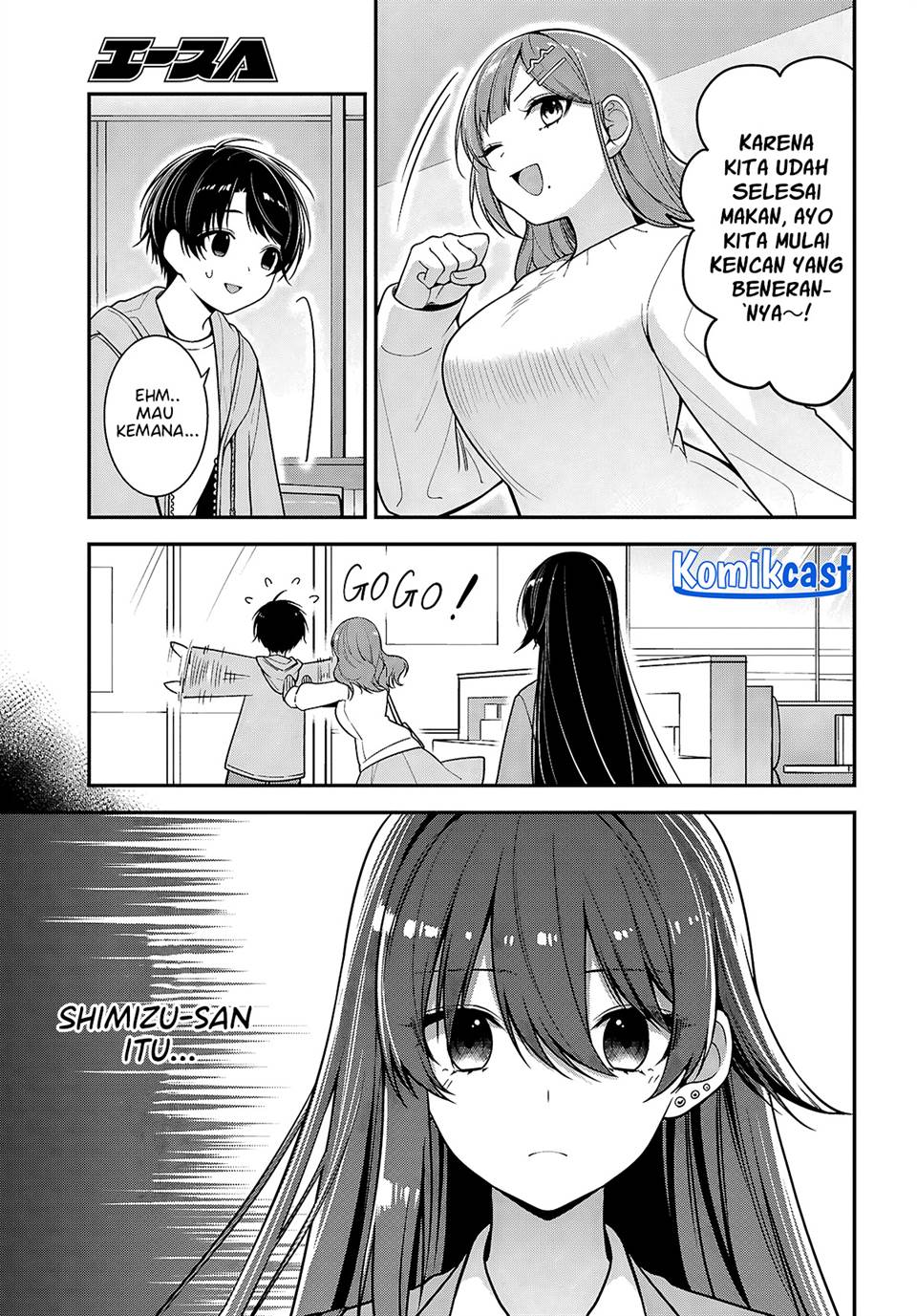 Tonari no Seki no Yankee Shimizu-san ga Kami o Kuroku Sometekita Chap 5 - Next Chap 6