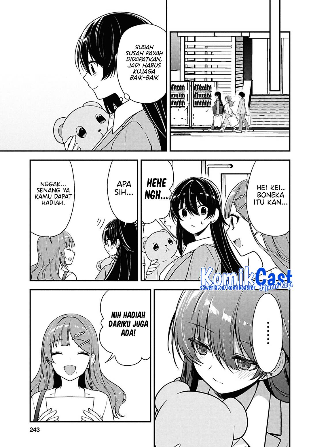 Tonari no Seki no Yankee Shimizu-san ga Kami o Kuroku Sometekita Chap 7 - Next Chap 8