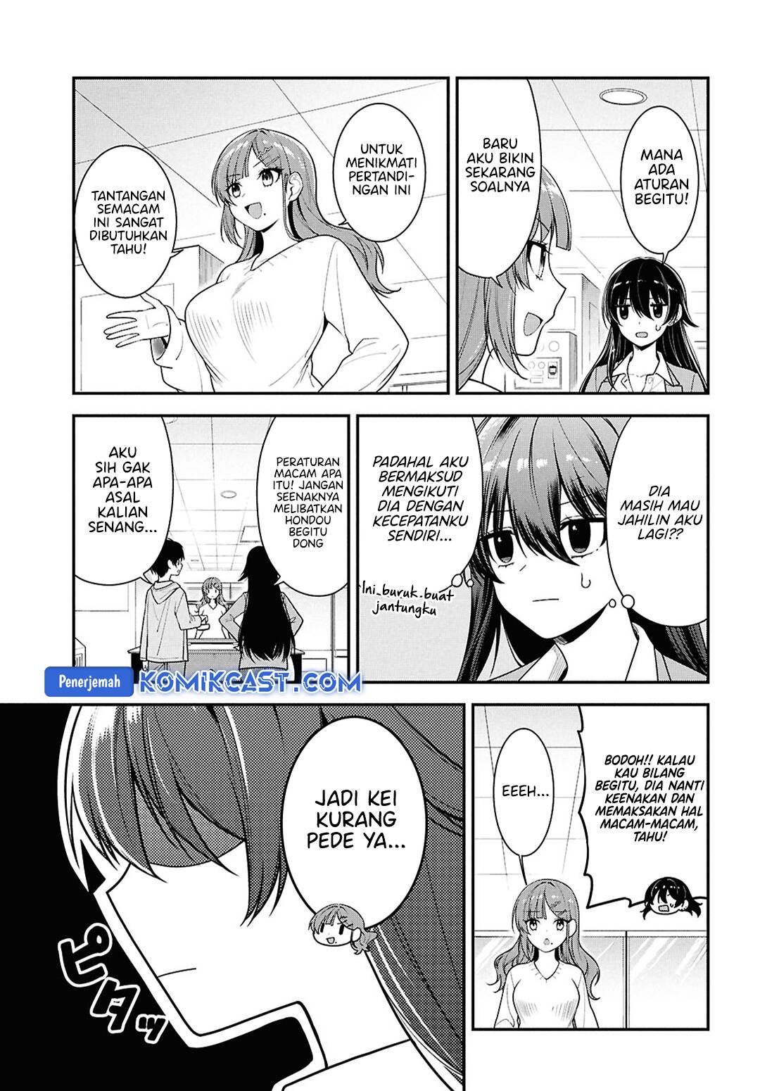 Tonari no Seki no Yankee Shimizu-san ga Kami o Kuroku Sometekita Chap 7 - Next Chap 8