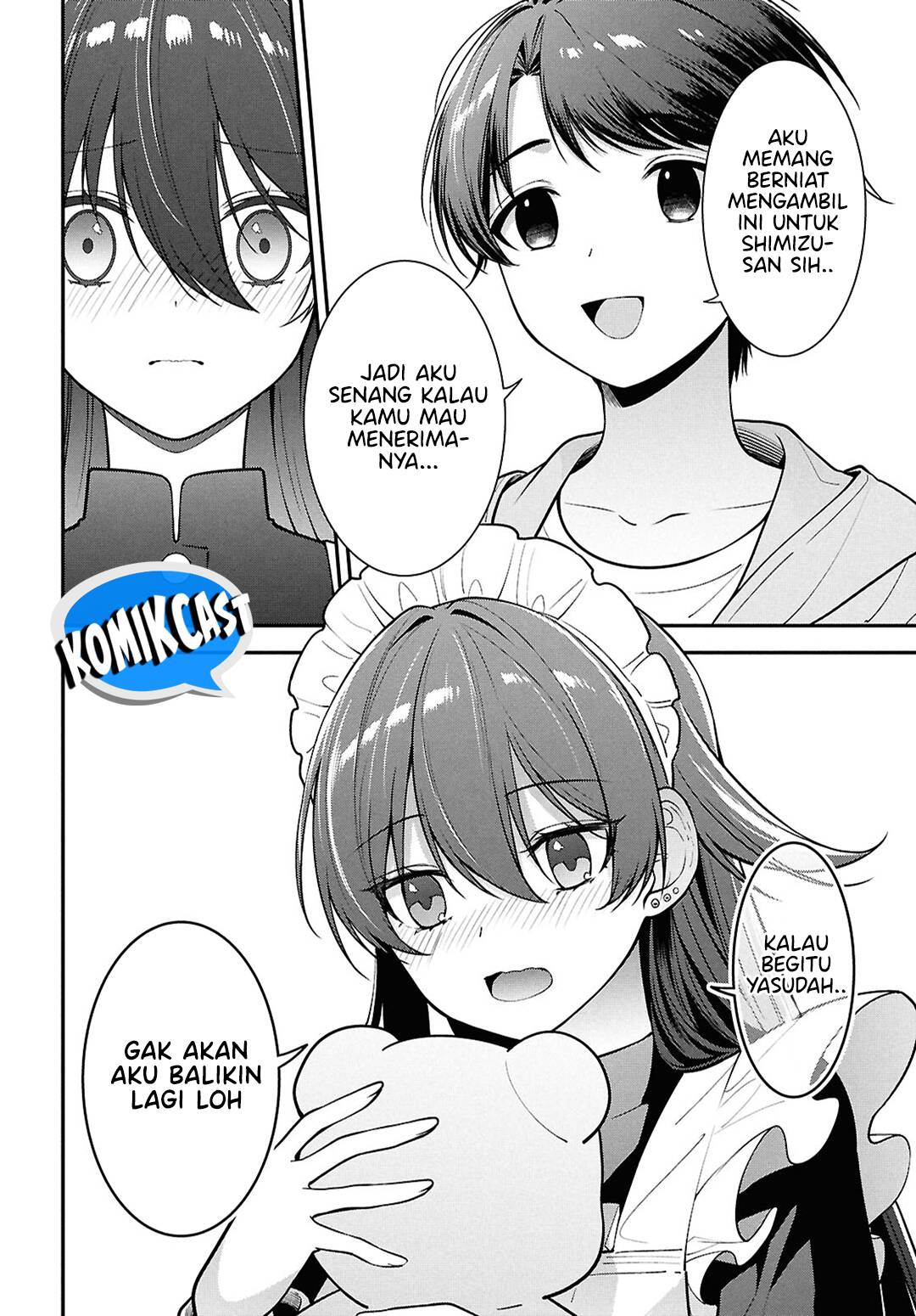 Tonari no Seki no Yankee Shimizu-san ga Kami o Kuroku Sometekita Chap 7 - Next Chap 8