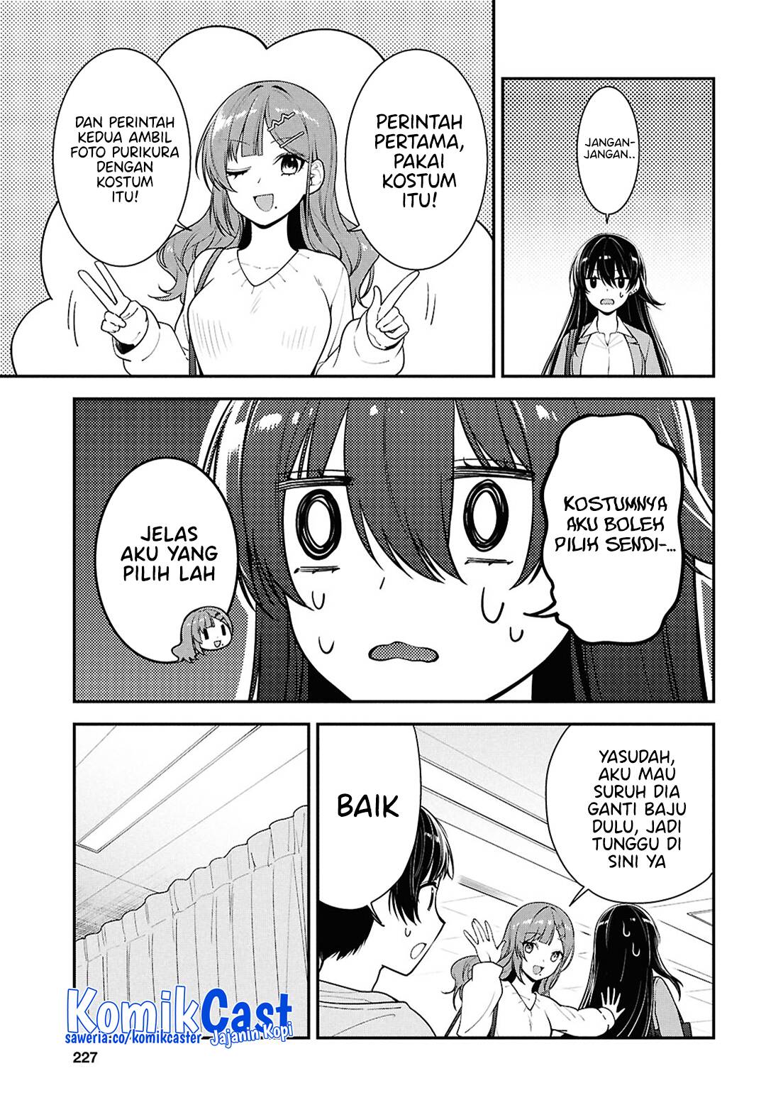 Tonari no Seki no Yankee Shimizu-san ga Kami o Kuroku Sometekita Chap 7 - Next Chap 8