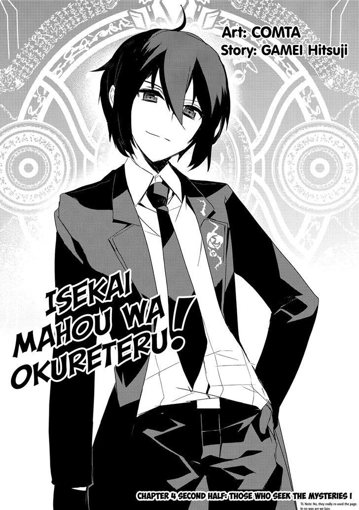 Isekai Mahou wa Okureteru! Chap 4.2 - Next Chap 5.2