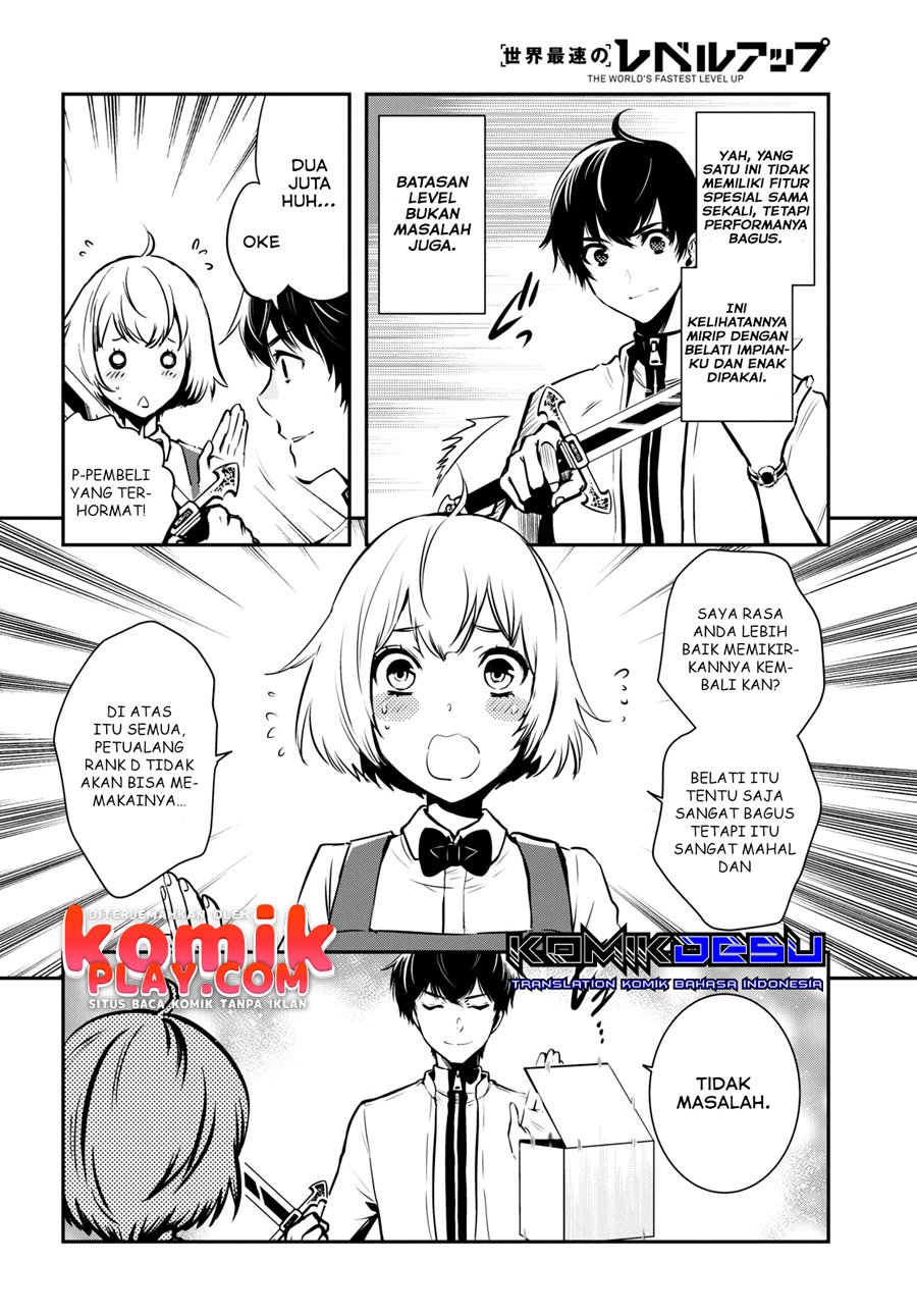 Sekai Saisoku no Level Up! Chap 9 - Next Chap 10