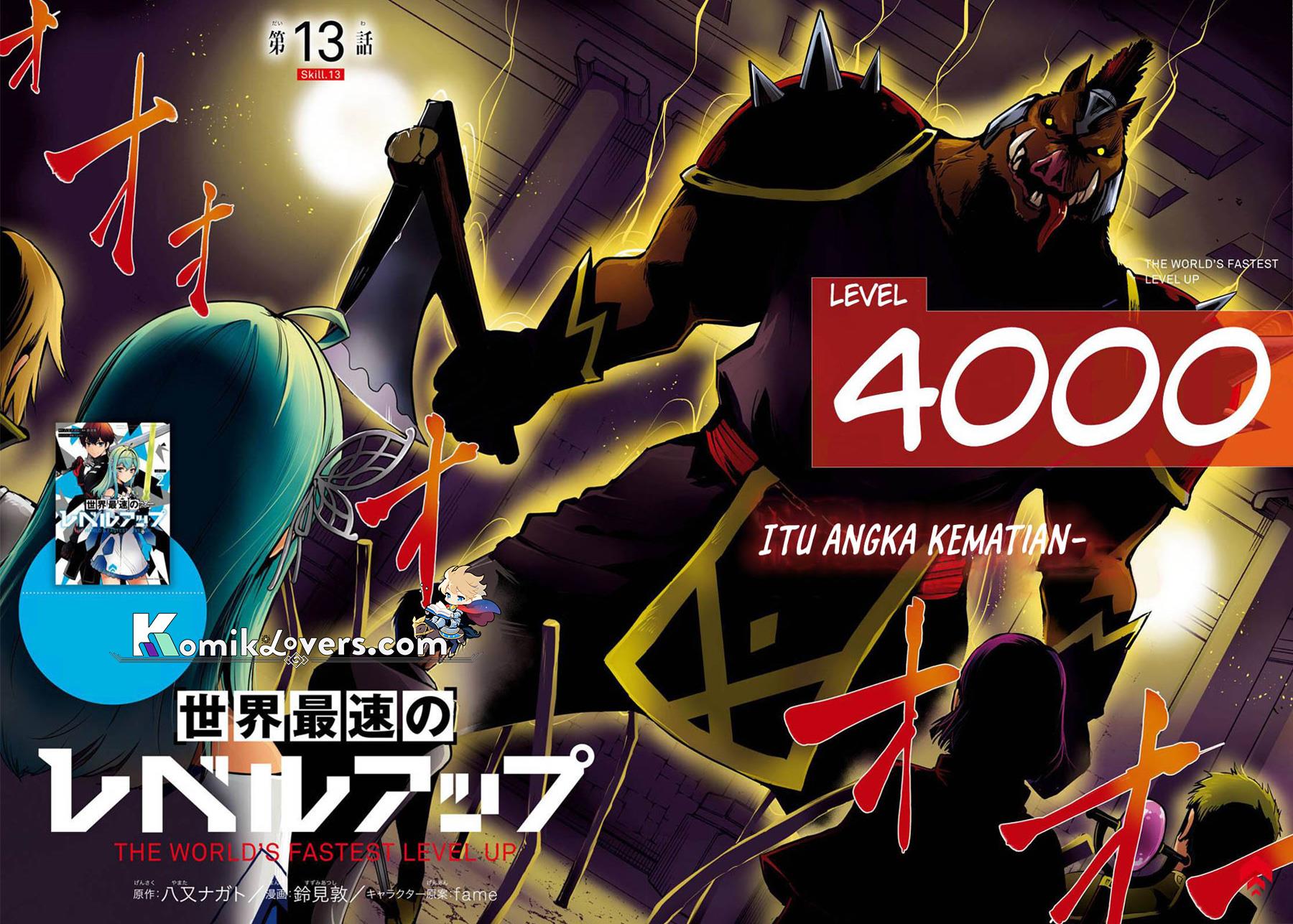 Sekai Saisoku no Level Up! Chap 13 - Next Chap 14