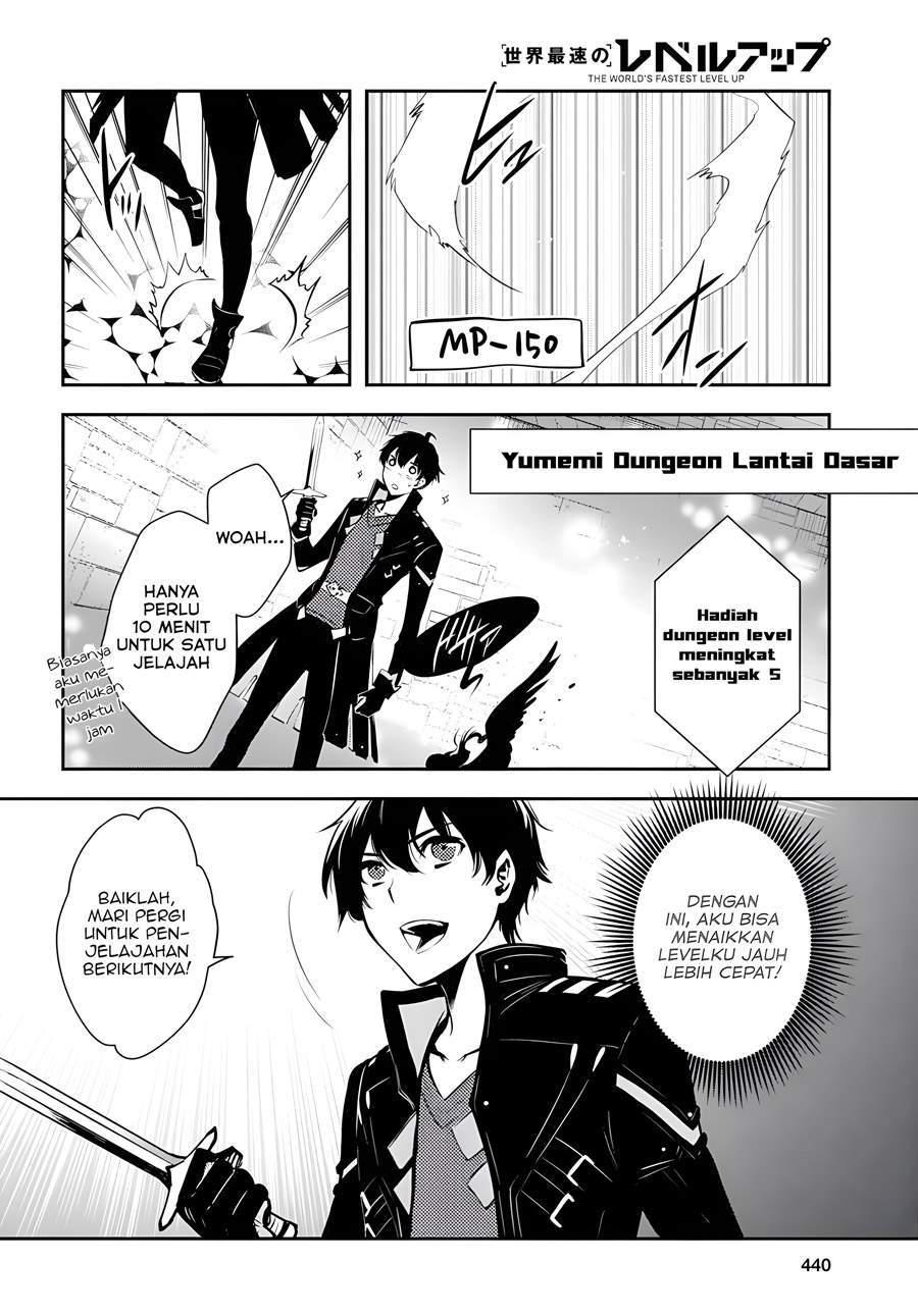 Sekai Saisoku no Level Up! Chap 3 - Next Chap 4