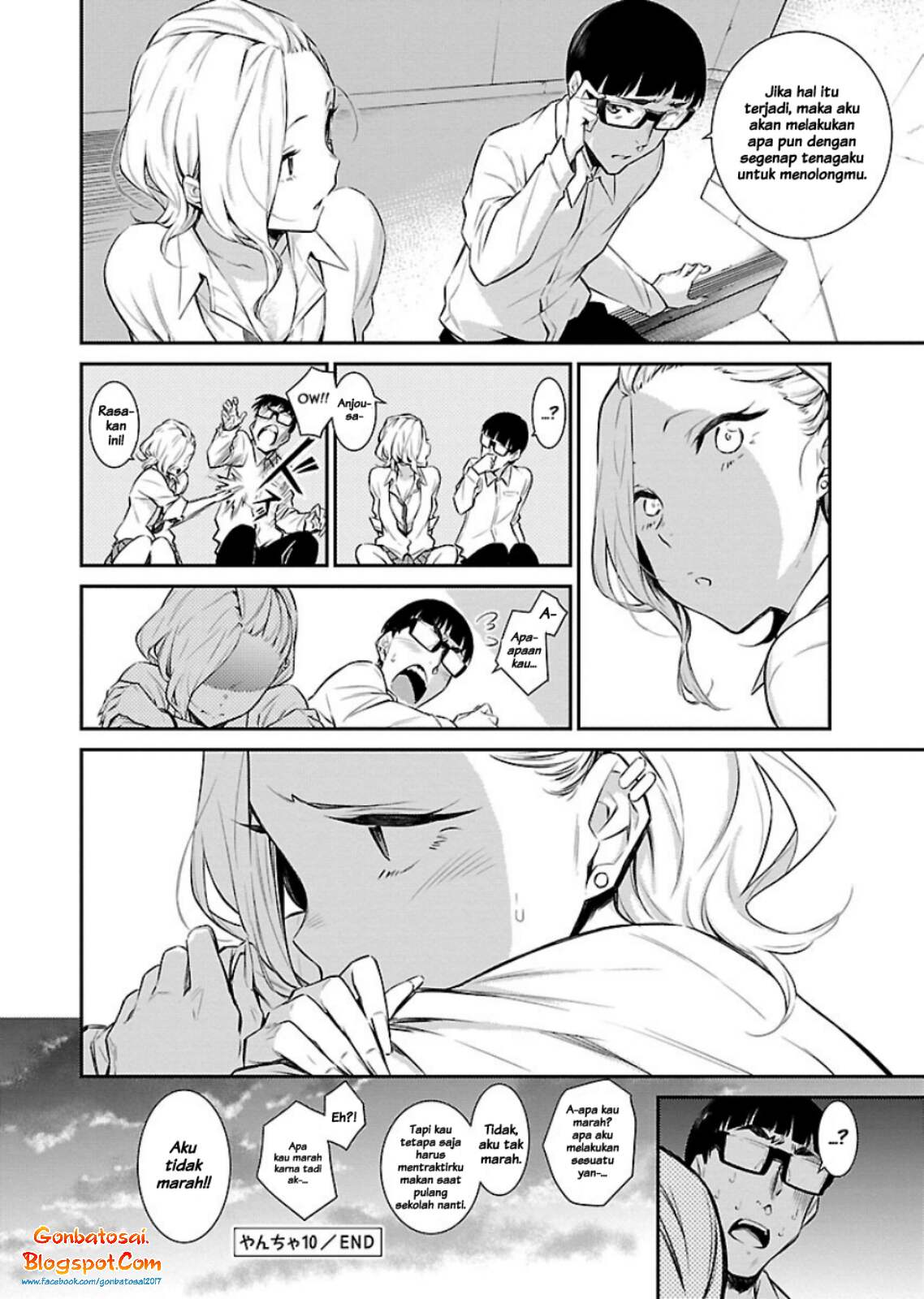 Yancha Gal no Anjou-san Chap 10 - Next Chap 11