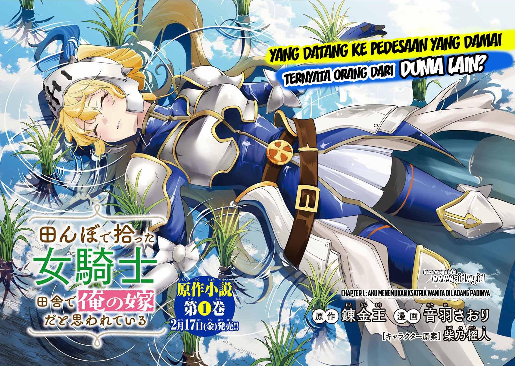 Tanbo de Hirotta Onna Kishi, Inaka de Ore no Yome da to Omowareteiru Chap 1 - Next Chap 2