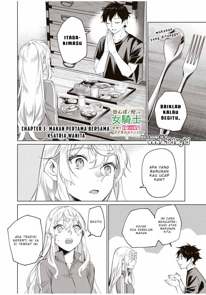 Tanbo de Hirotta Onna Kishi, Inaka de Ore no Yome da to Omowareteiru Chap 3 - Next Chap 4