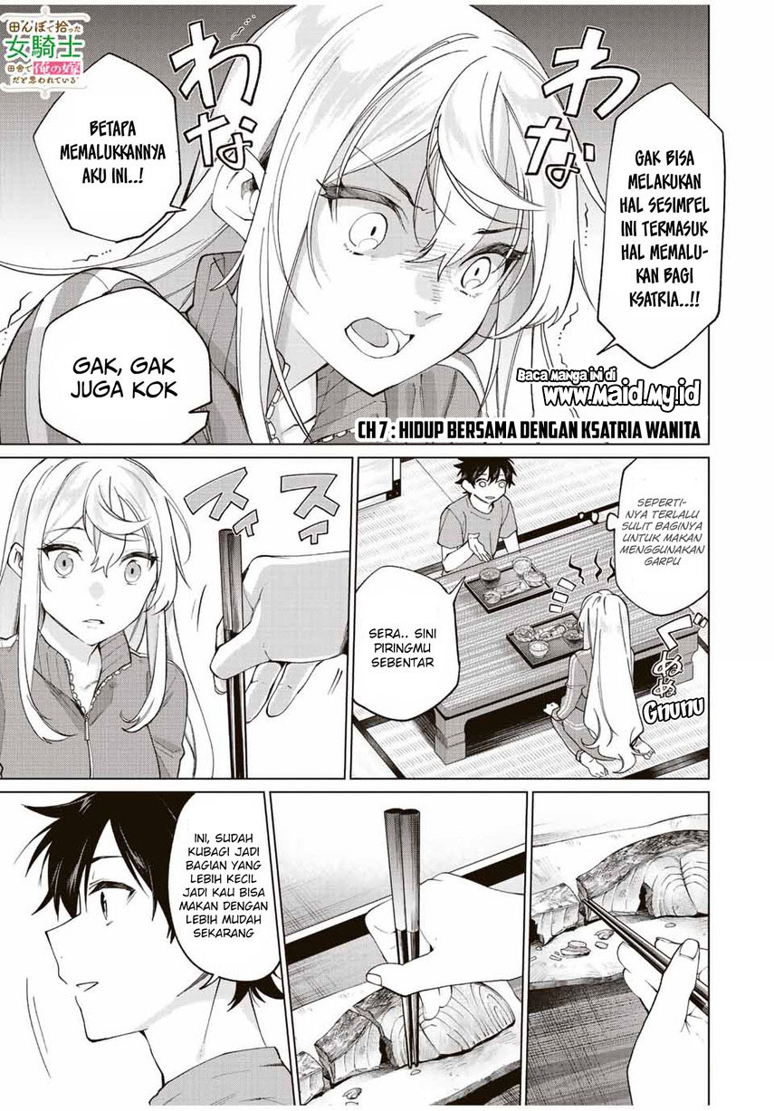 Tanbo de Hirotta Onna Kishi, Inaka de Ore no Yome da to Omowareteiru Chap 7 - Next Chap 8