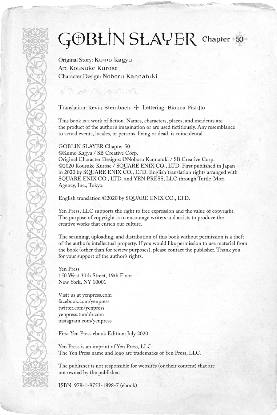 Goblin Slayer Chap 50 - Next Chap 51