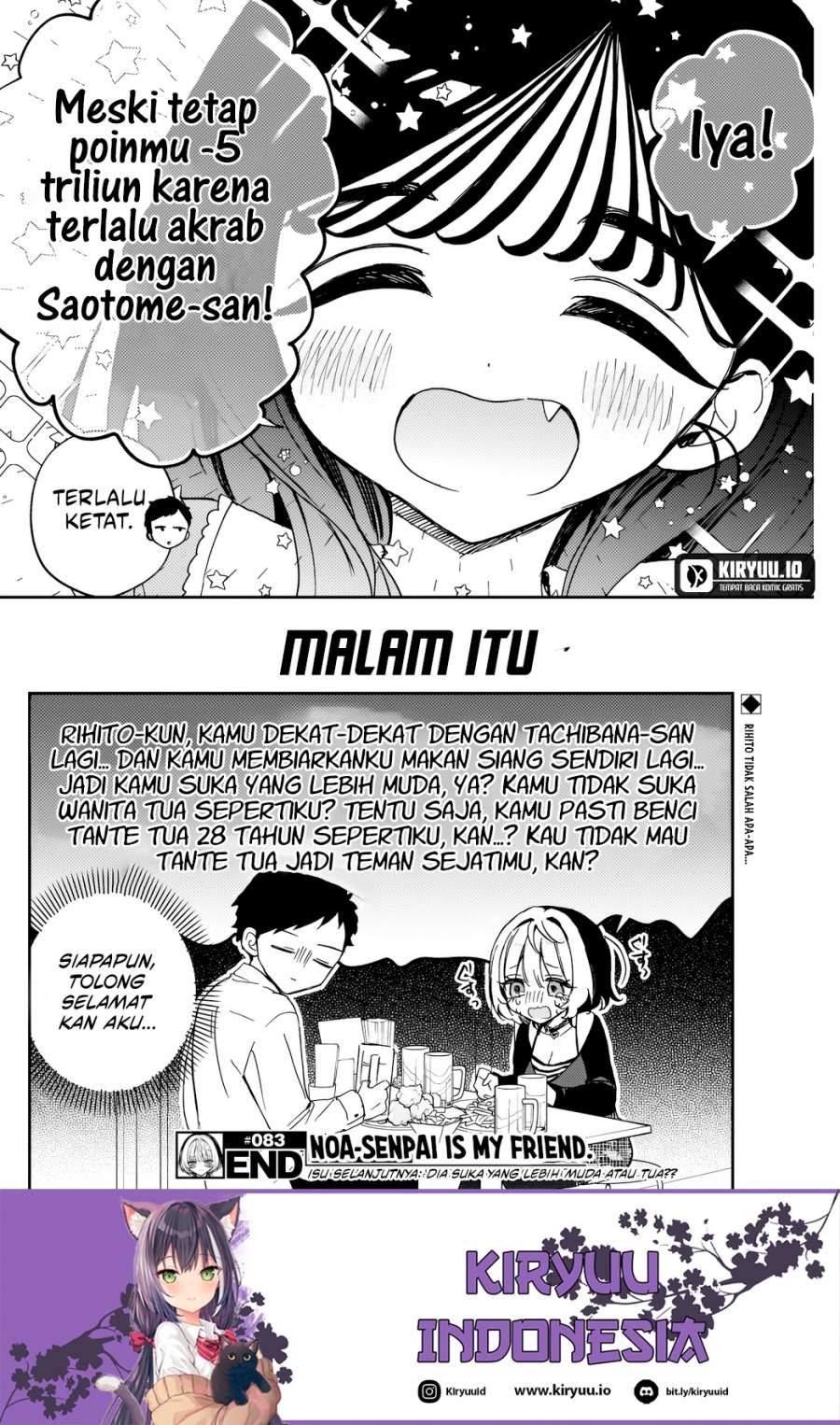 Noa-senpai wa Tomodachi. Chap 83 - Next Chap 84
