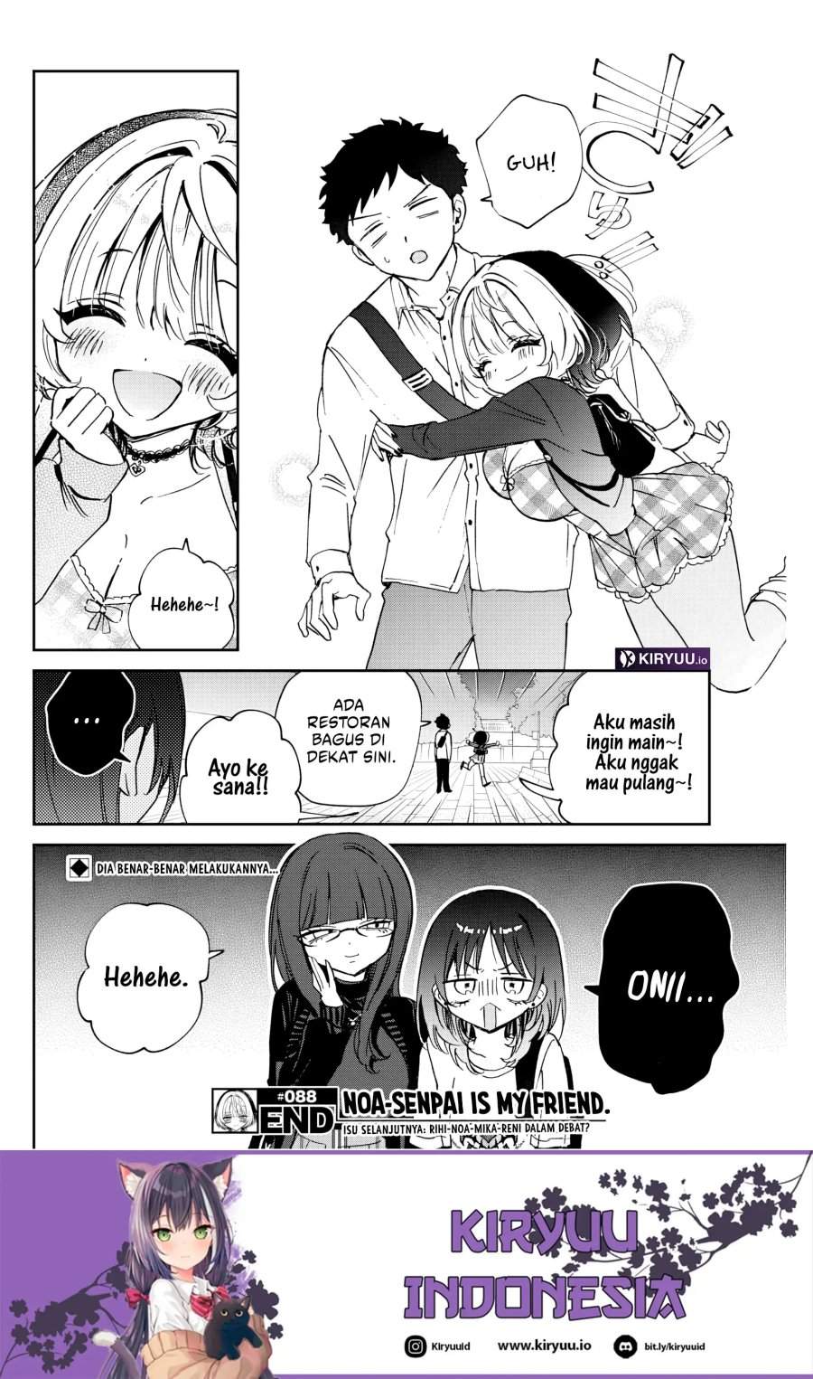 Noa-senpai wa Tomodachi. Chap 88 - Next Chap 89