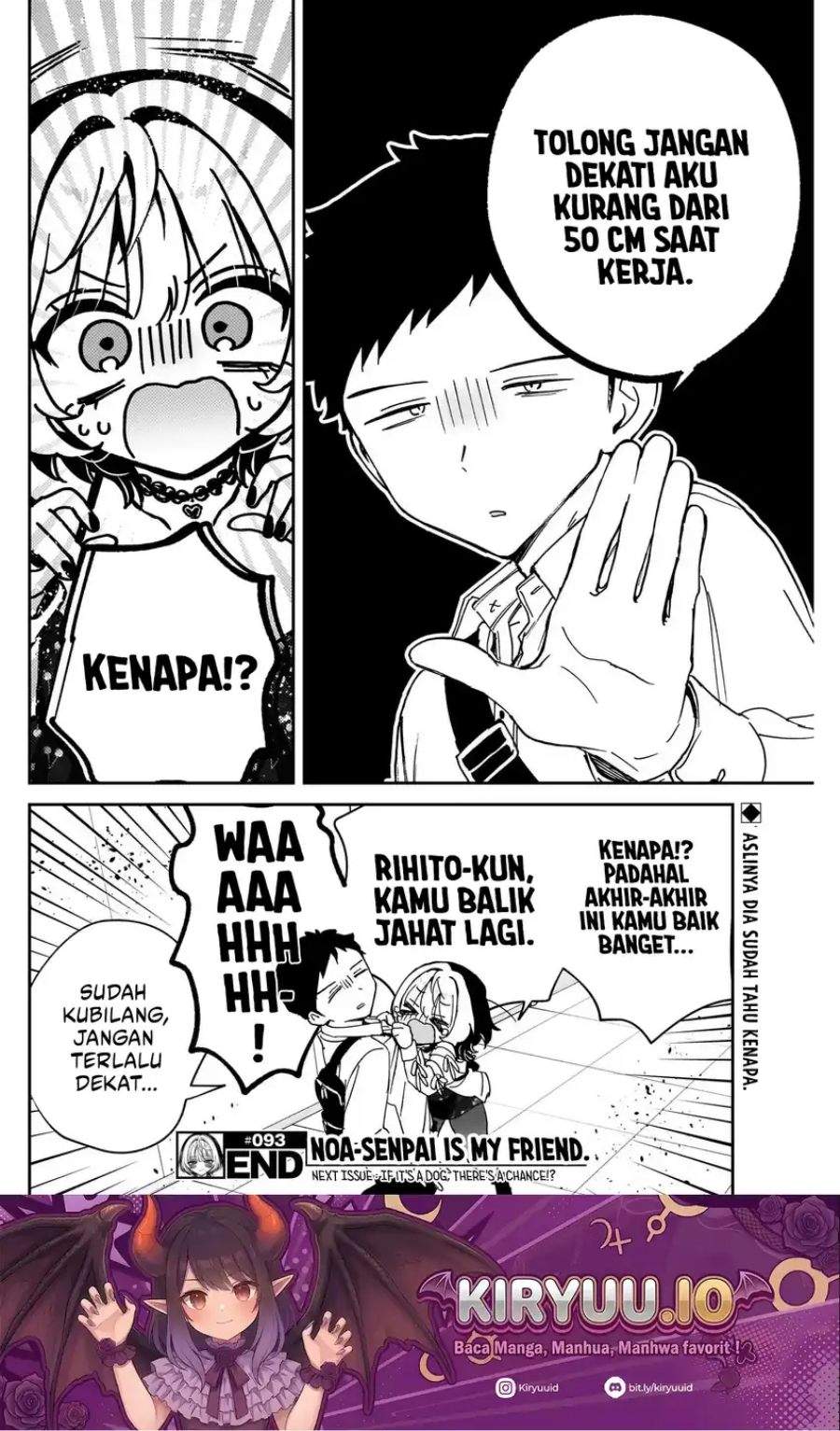 Noa-senpai wa Tomodachi. Chap 93 - Next Chap 94