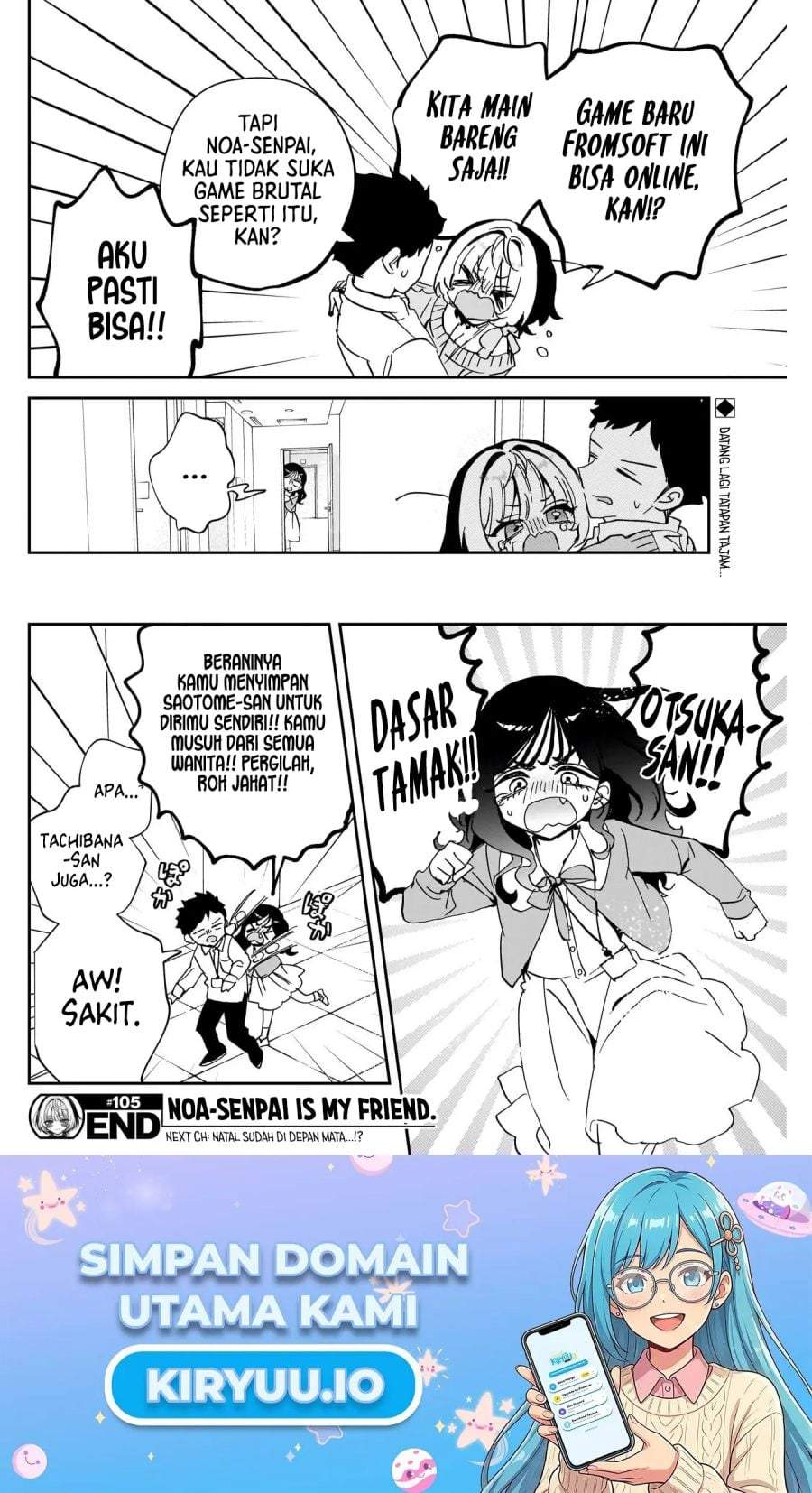 Noa-senpai wa Tomodachi. Chap 105 - Next Chap 106