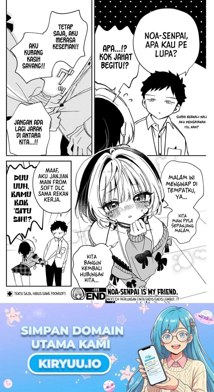Noa-senpai wa Tomodachi. Chap 111 - Next Chap 112