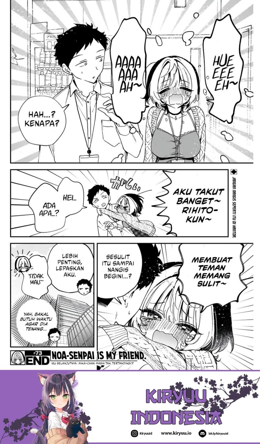 Noa-senpai wa Tomodachi. Chap 73 - Next Chap 74