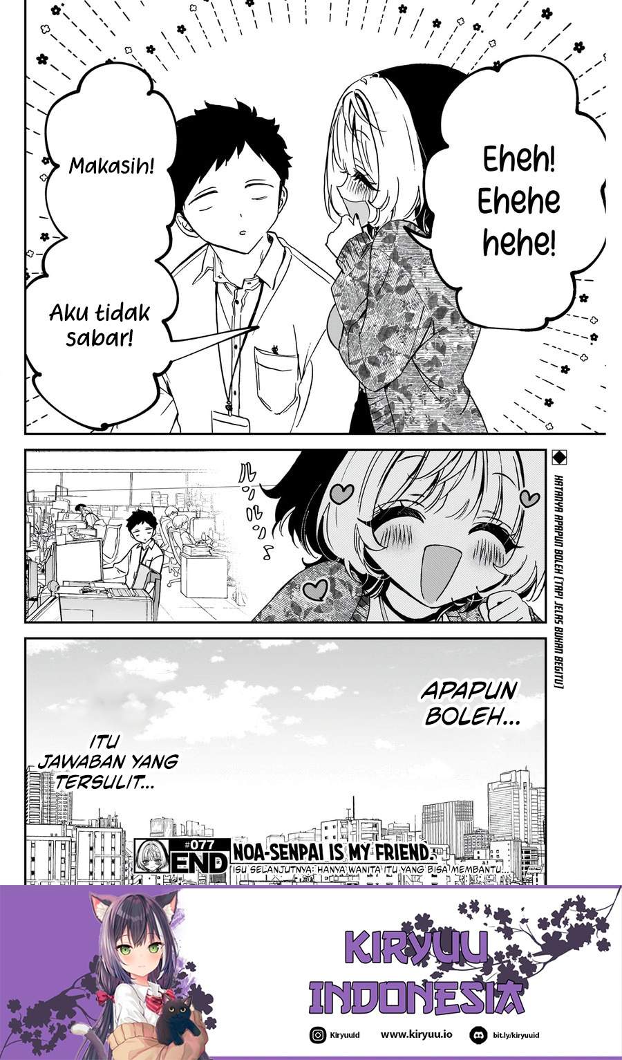 Noa-senpai wa Tomodachi. Chap 77 - Next Chap 78