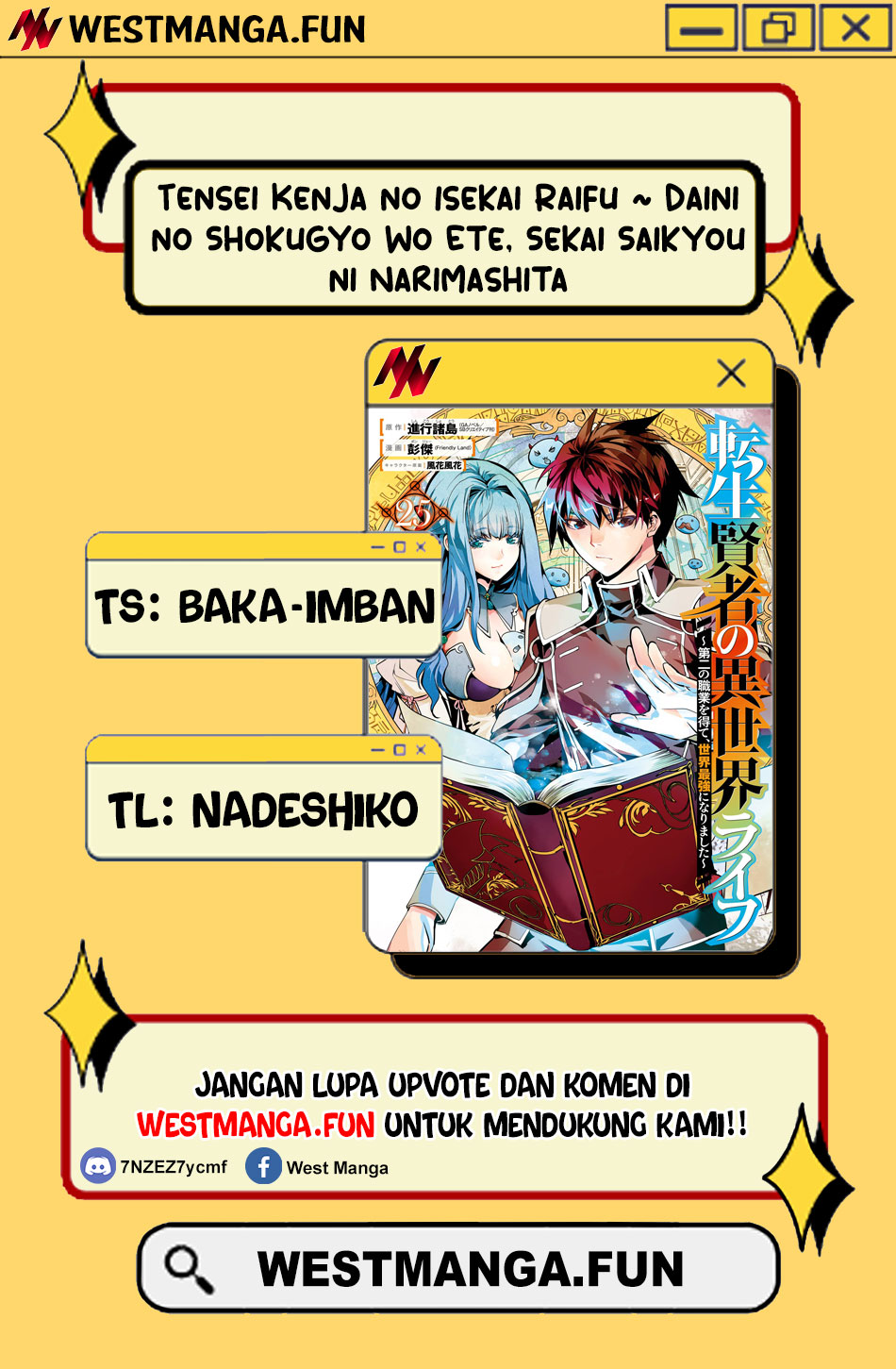 Tensei Kenja no Isekai Raifu ~Daini no Shokugyo wo Ete, Sekai Saikyou ni Narimashita~ Chap 70.1 - Next Chap 71.1