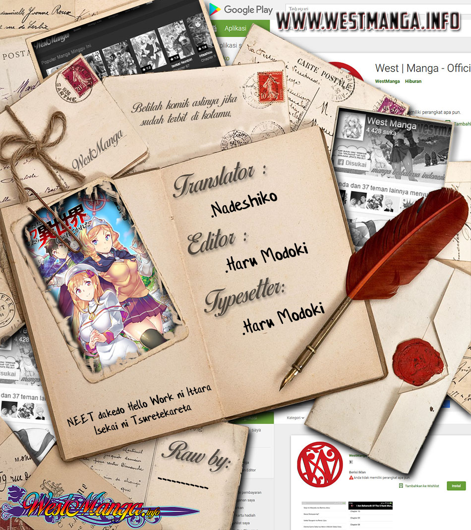 NEET dakedo Hello Work ni Ittara Isekai ni Tsuretekareta Chap 24 - Next Chap 25