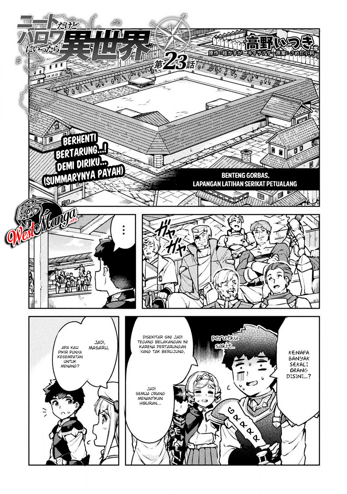 NEET dakedo Hello Work ni Ittara Isekai ni Tsuretekareta Chap 23 - Next Chap 24