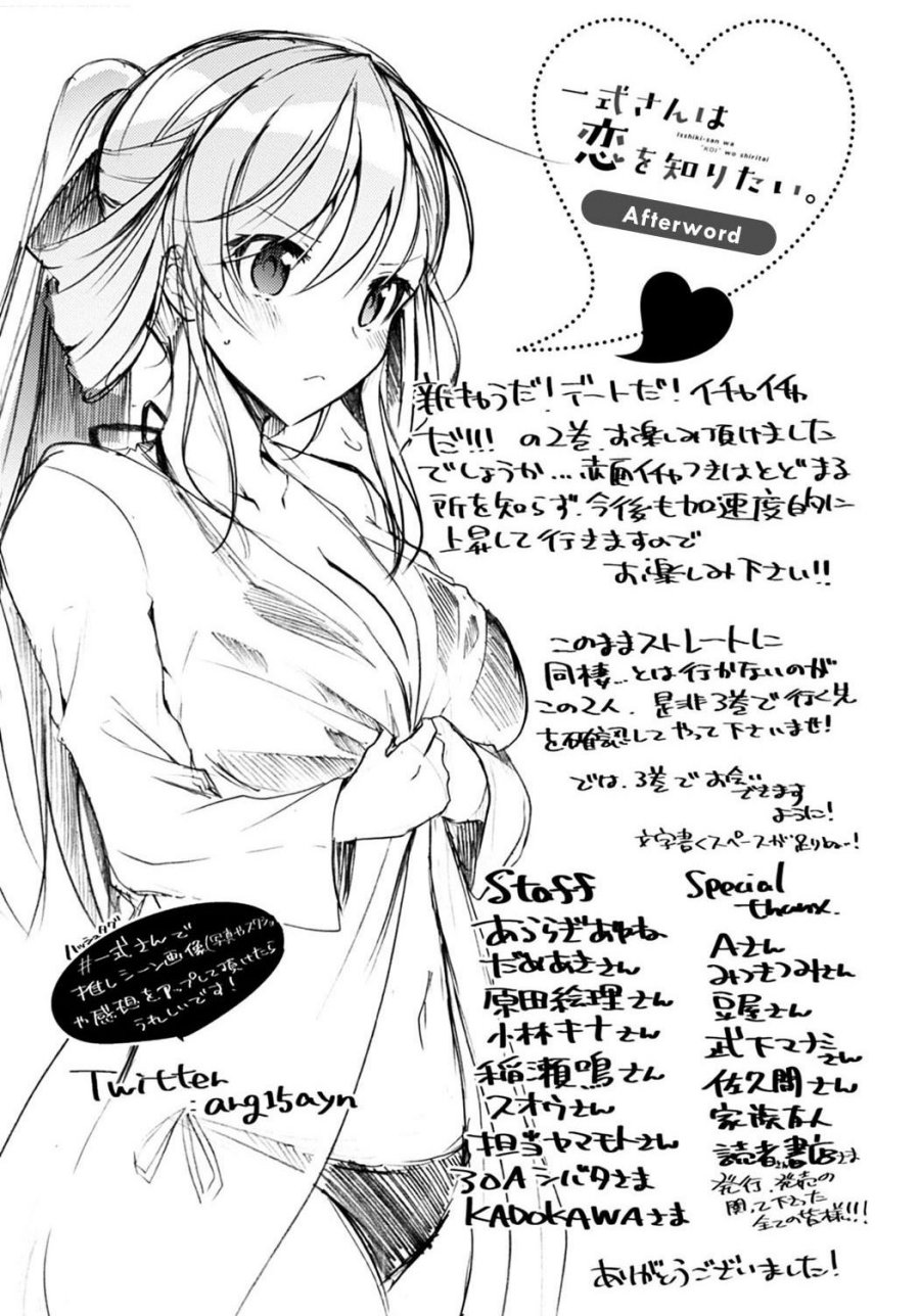 Isshiki-san wa Koi wo shiritai. Chap 11.5 - Next Chap 12.5