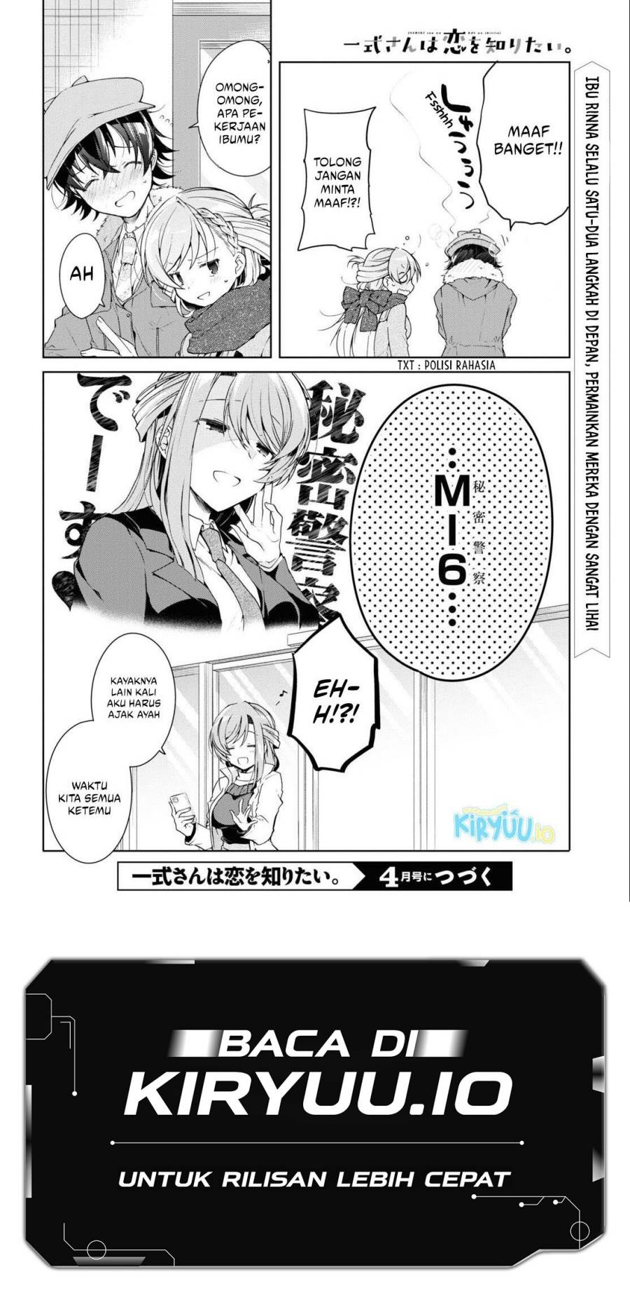 Isshiki-san wa Koi wo shiritai. Chap 27 - Next Chap 28