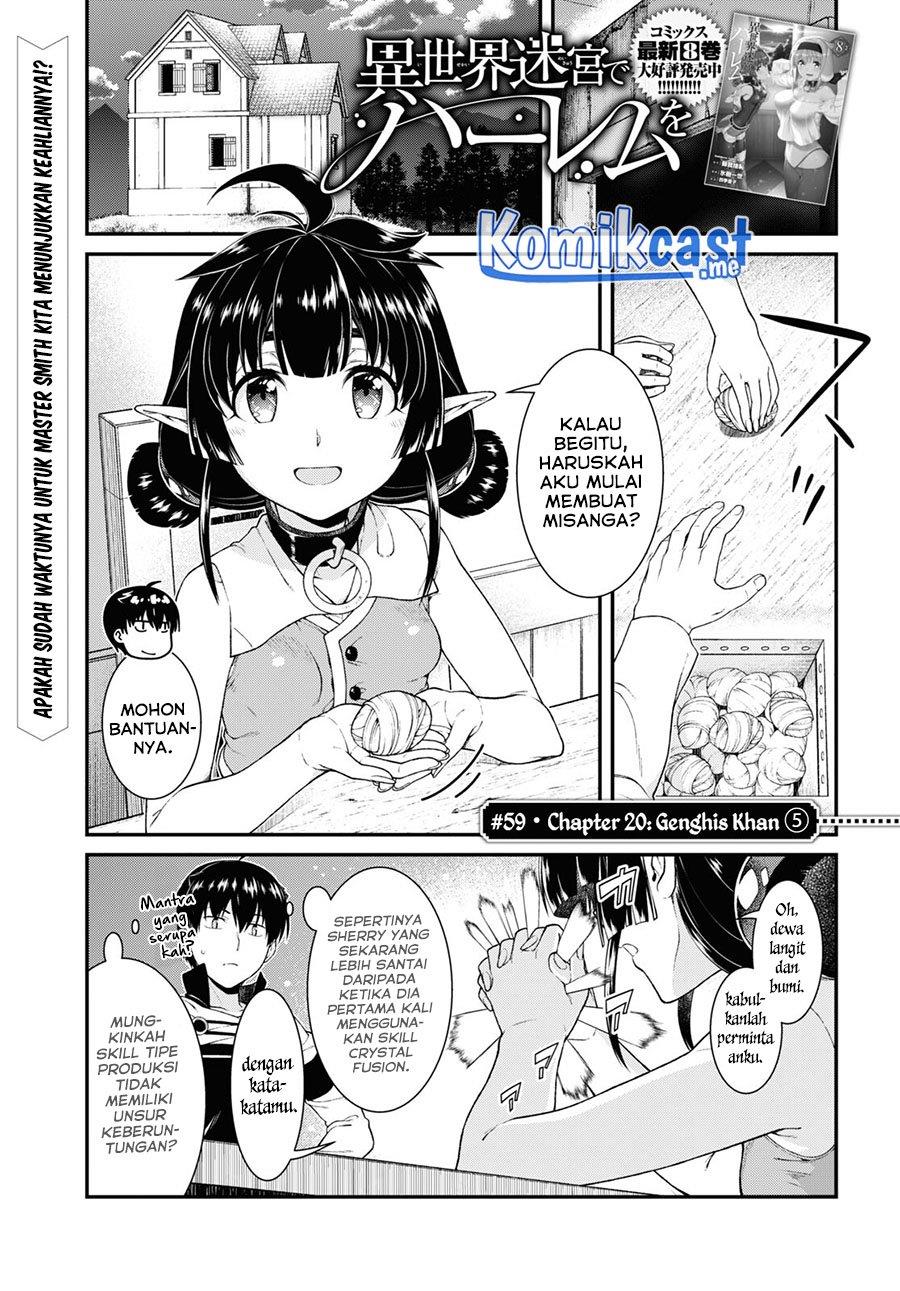 Isekai Meikyuu de Harem o Chap 59 - Next Chap 60