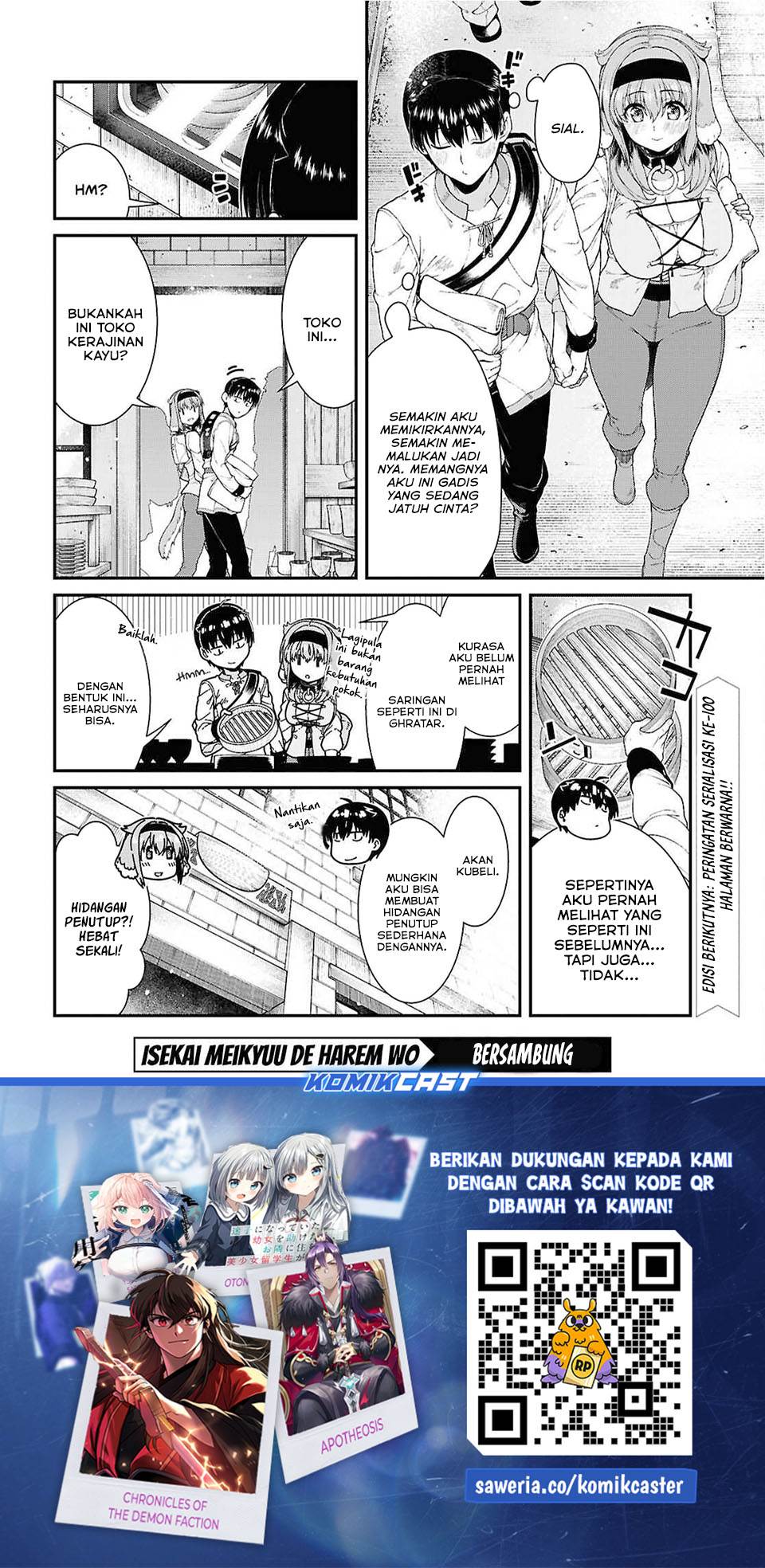 Isekai Meikyuu de Harem o Chap 99 - Next Chap 100