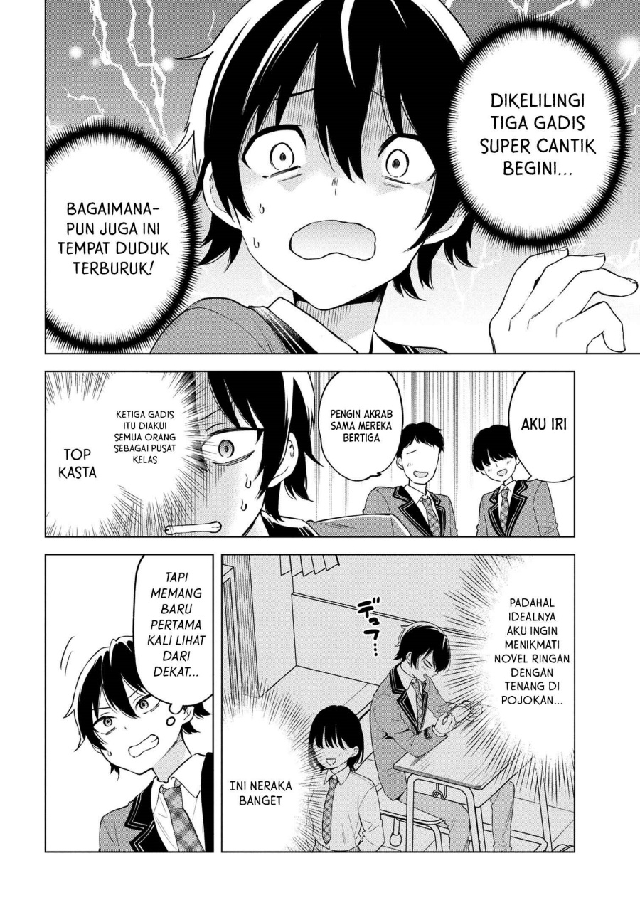 Inkya no Ore ga Sekigae de S-kyuu Bishoujo ni Kakomaretara Himitsu no Kankei ga Hajimatta. Chap 1 - Next Chap 2