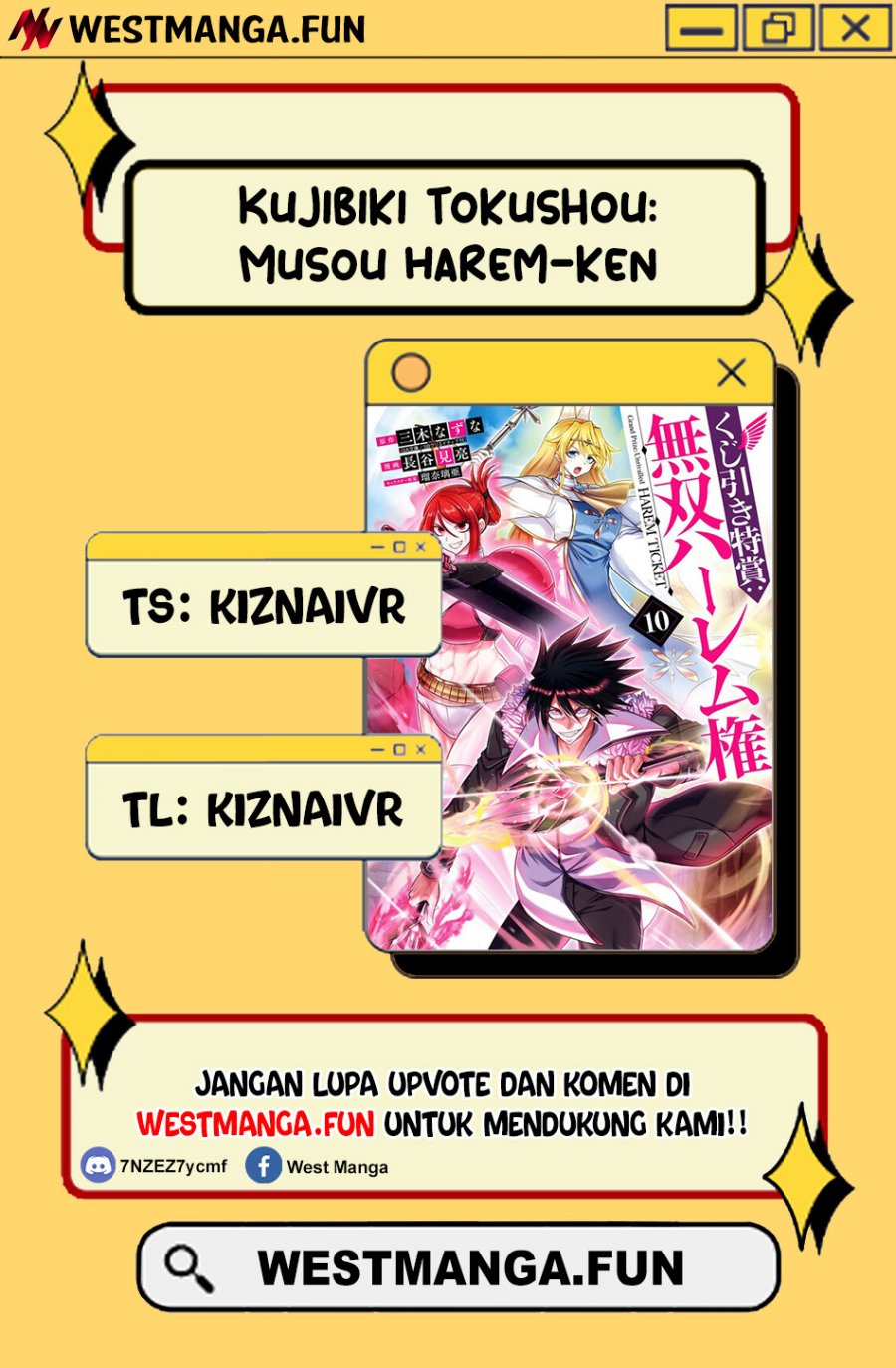 Kujibiki Tokushou Musou Harem-ken Chap 48 - Next Chap 49