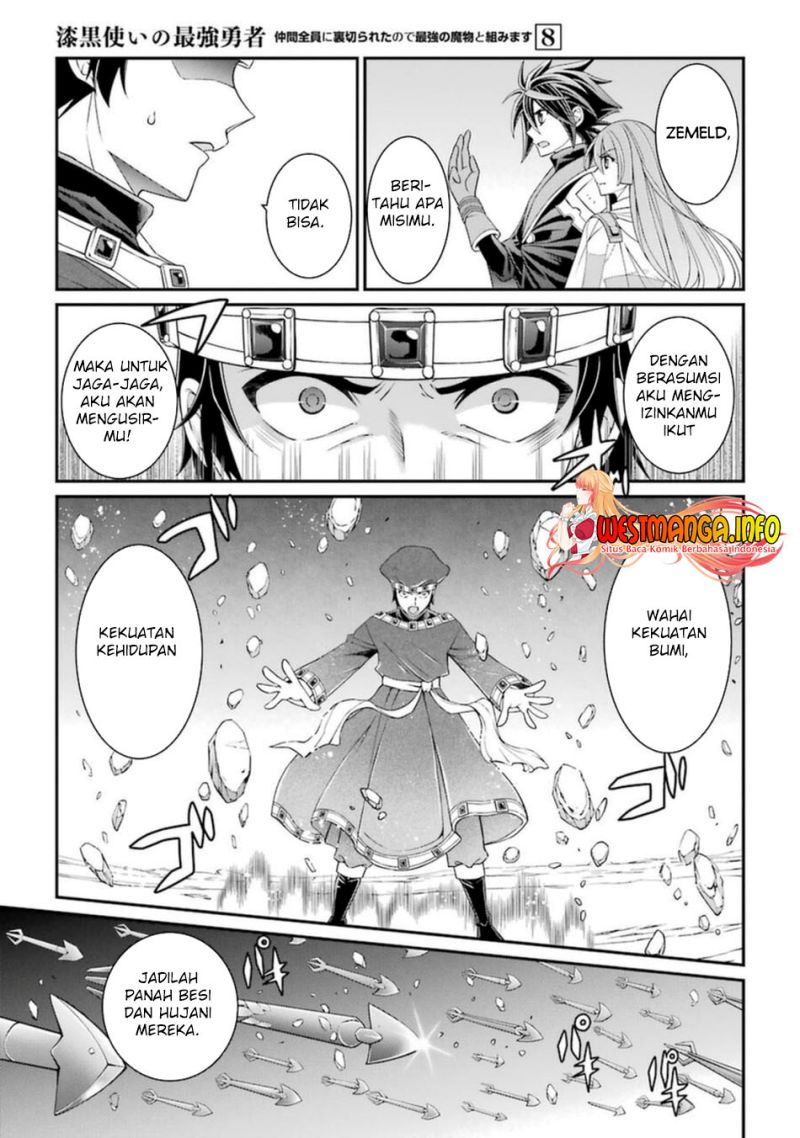 Shikkoku Tsukai no Saikyo Yusha Nakama Zen’in ni Uragira Retanode Saikyo no Mamono Chap 39 - Next Chap 40