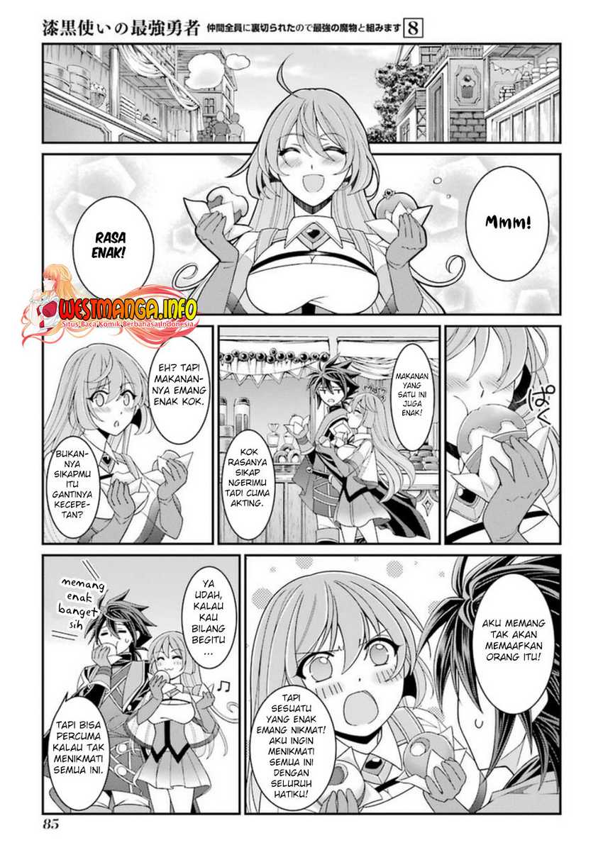 Shikkoku Tsukai no Saikyo Yusha Nakama Zen’in ni Uragira Retanode Saikyo no Mamono Chap 40 - Next Chap 41