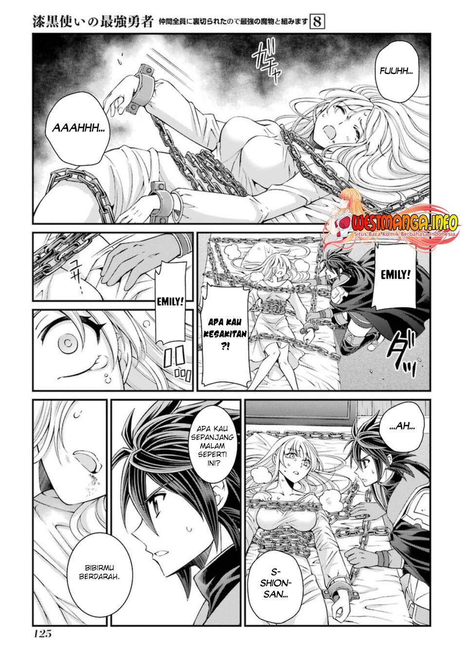 Shikkoku Tsukai no Saikyo Yusha Nakama Zen’in ni Uragira Retanode Saikyo no Mamono Chap 41 - Next Chap 42
