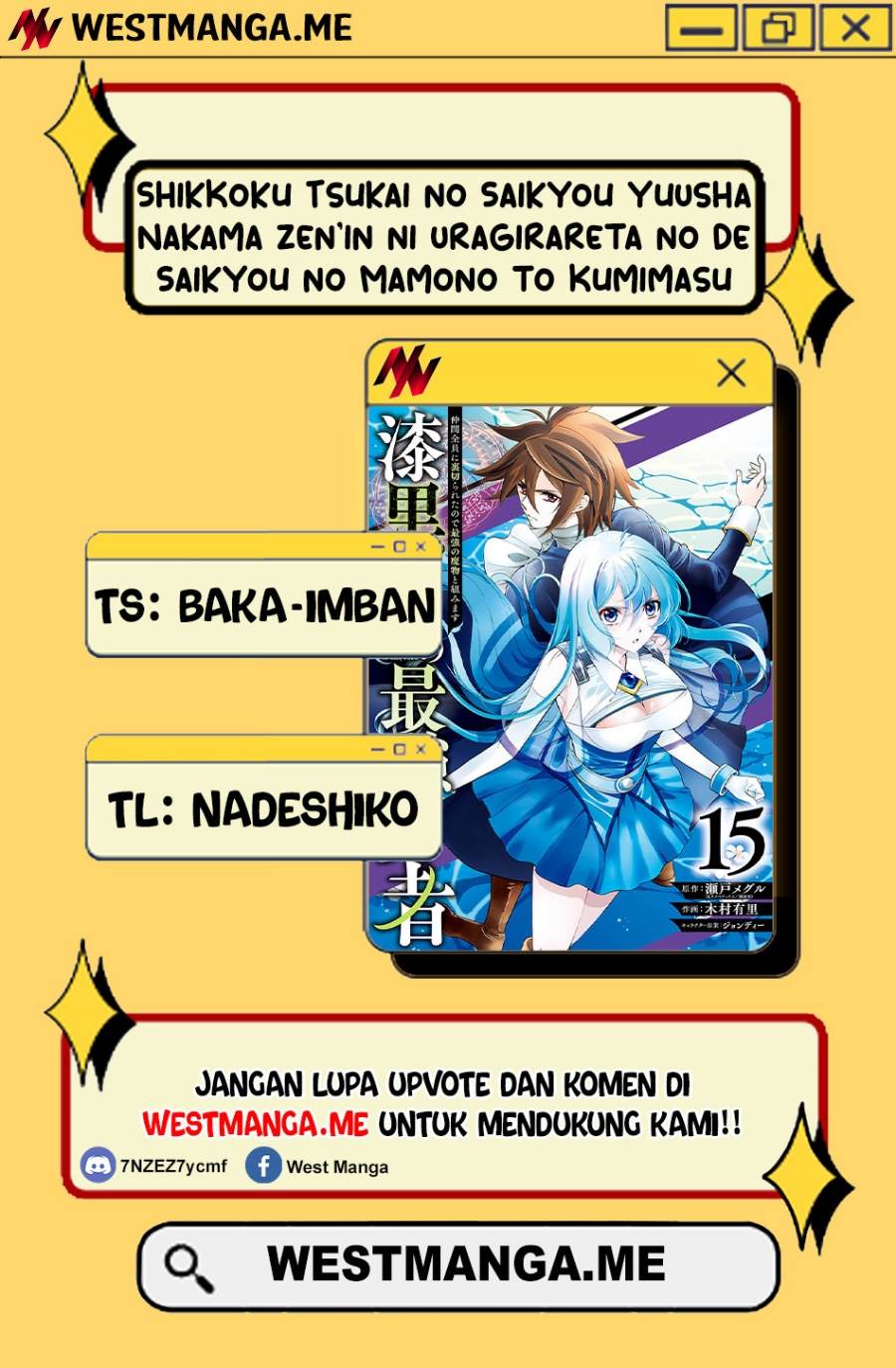 Shikkoku Tsukai no Saikyo Yusha Nakama Zen’in ni Uragira Retanode Saikyo no Mamono Chap 94 - Next Chap 95