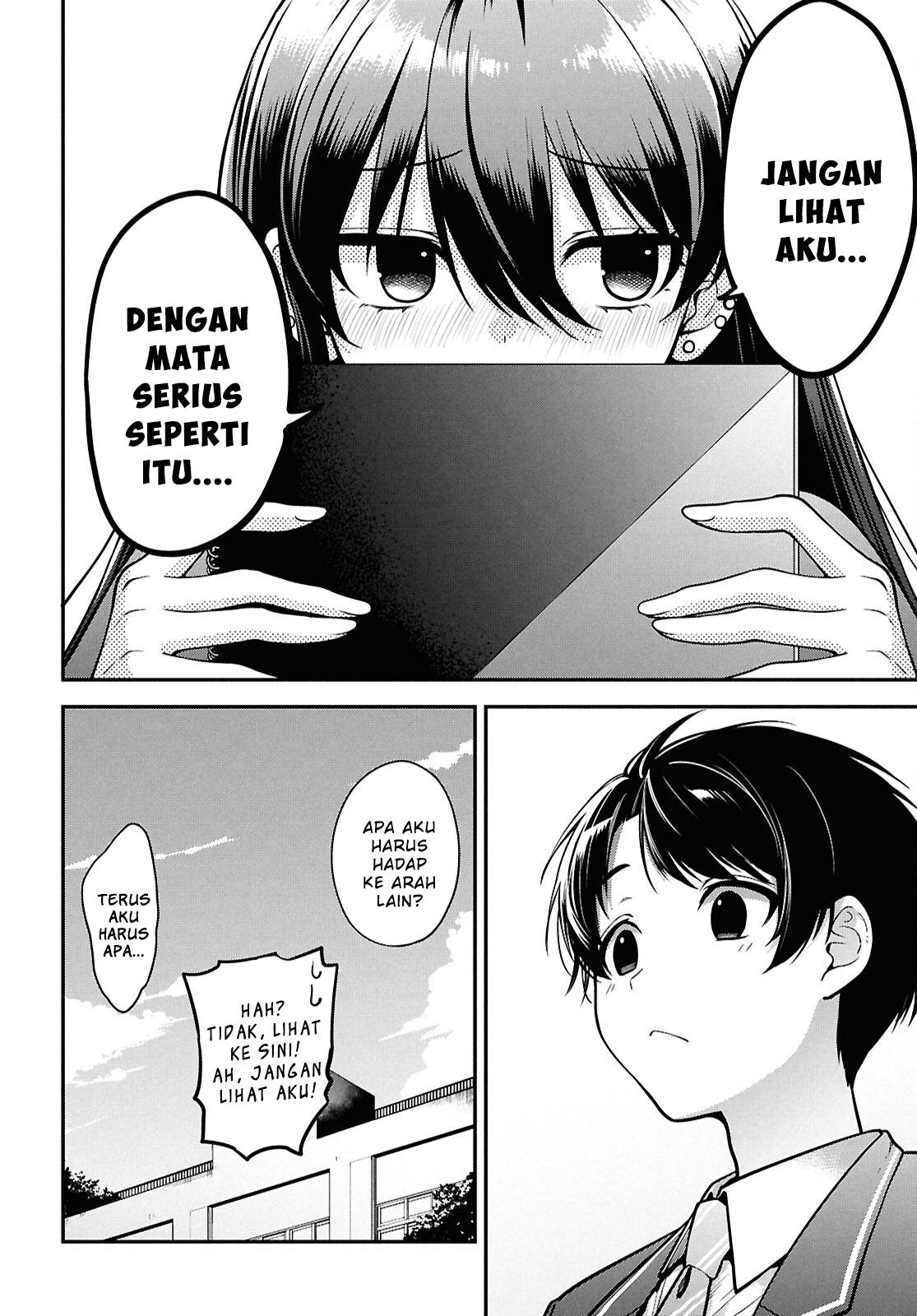 Tonari no Seki no Yankee Shimizu-san ga Kami o Kuroku Sometekita Chap 1 - Next Chap 2