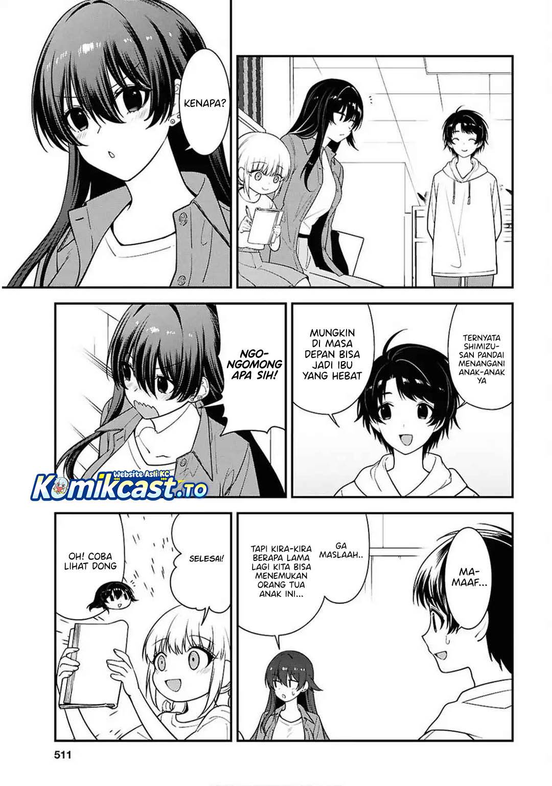 Tonari no Seki no Yankee Shimizu-san ga Kami o Kuroku Sometekita Chap 13 - Next Chap 14