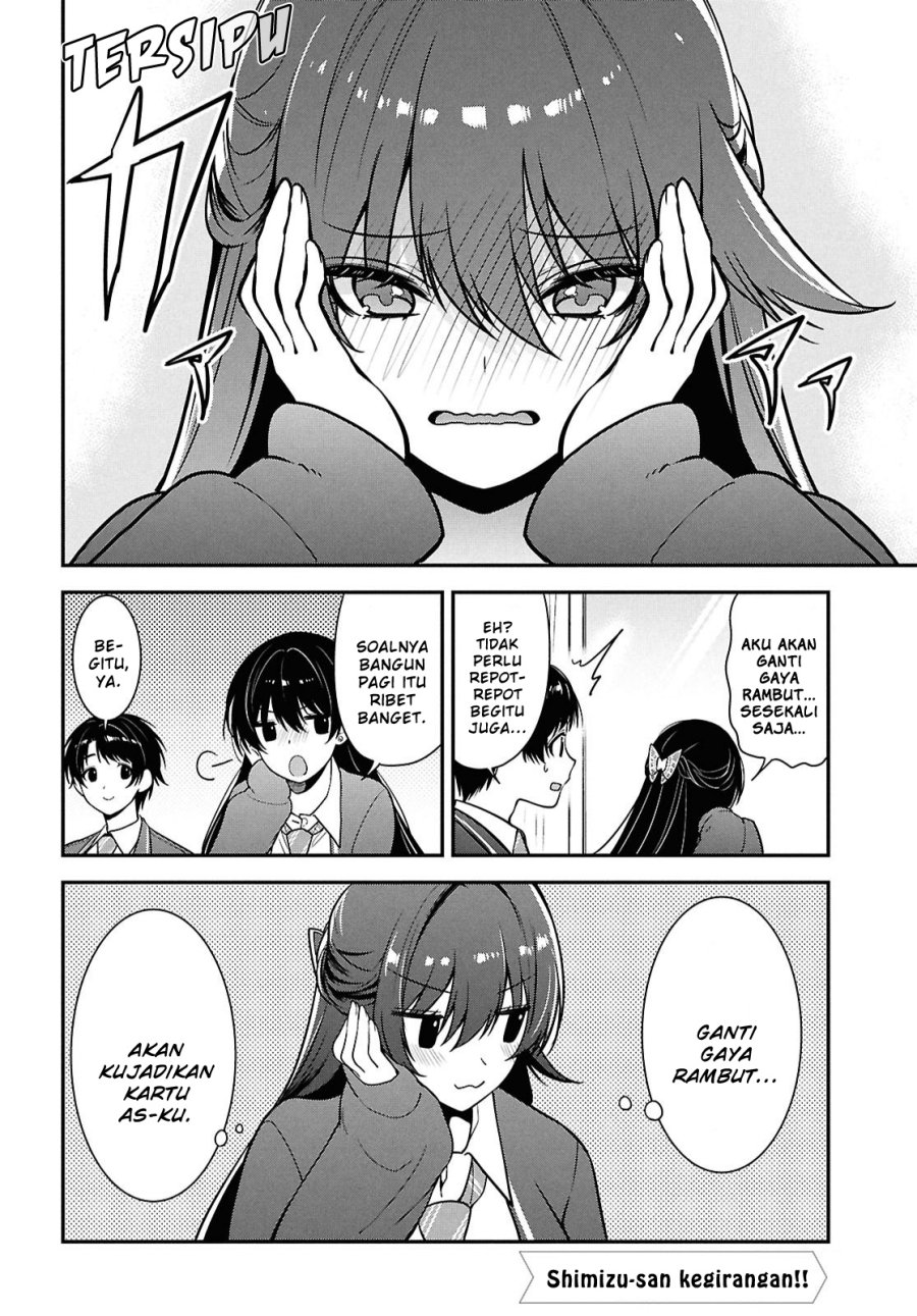 Tonari no Seki no Yankee Shimizu-san ga Kami o Kuroku Sometekita Chap 11 - Next Chap 12